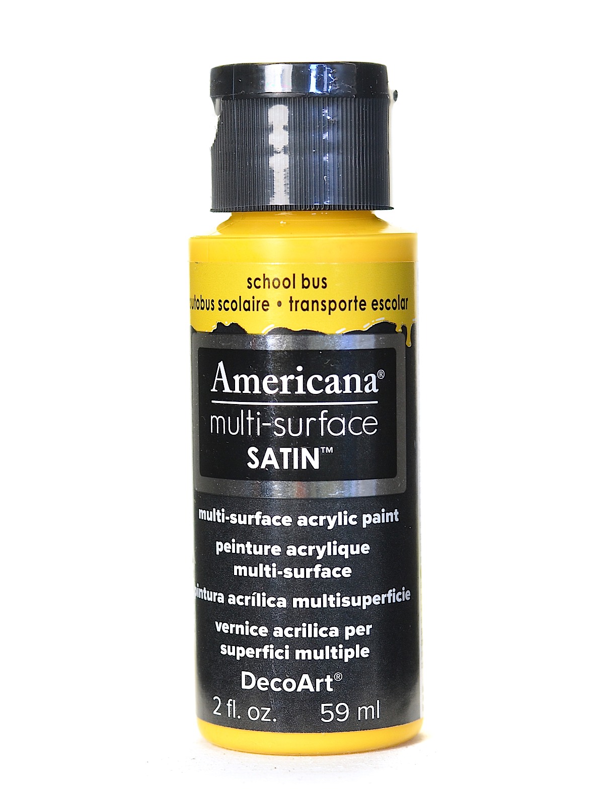 Americana Multi-Surface Satin Acrylics 2 oz. School Bus