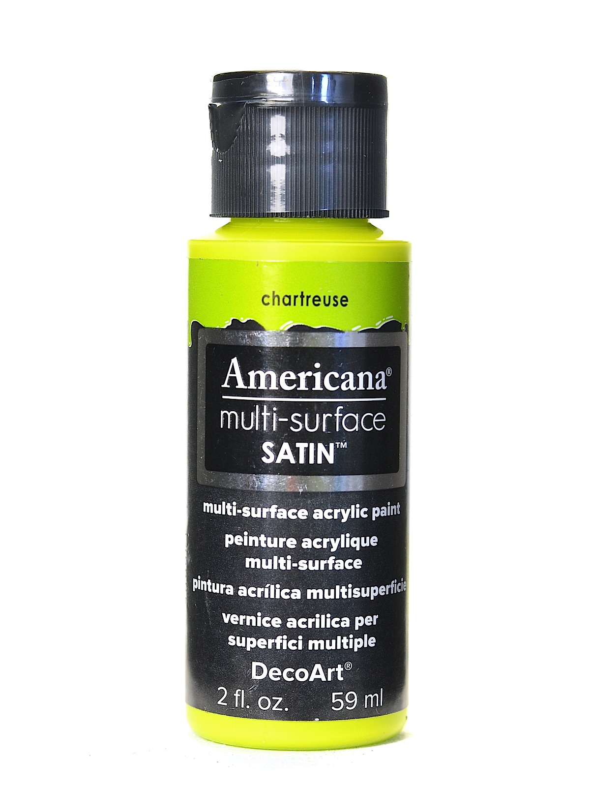 Americana Multi-Surface Satin Acrylics 2 oz. chartreuse