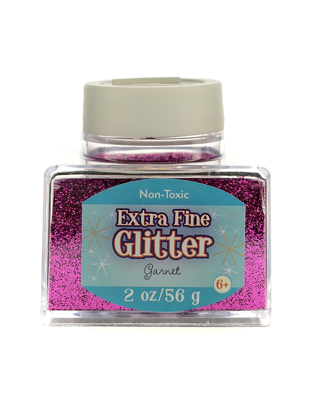 Extra Fine Glitter Garnet 2 Oz. Stackable Jar