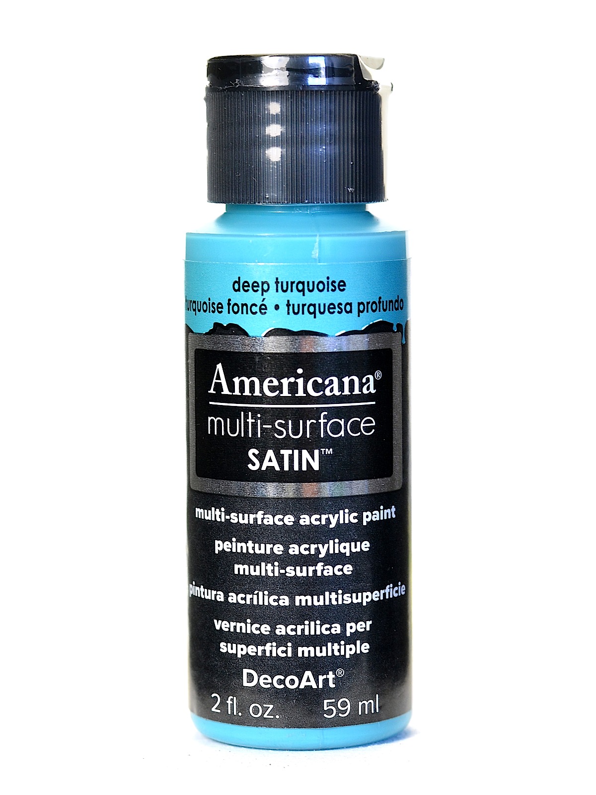 Americana Multi-Surface Satin Acrylics 2 oz. deep turquoise