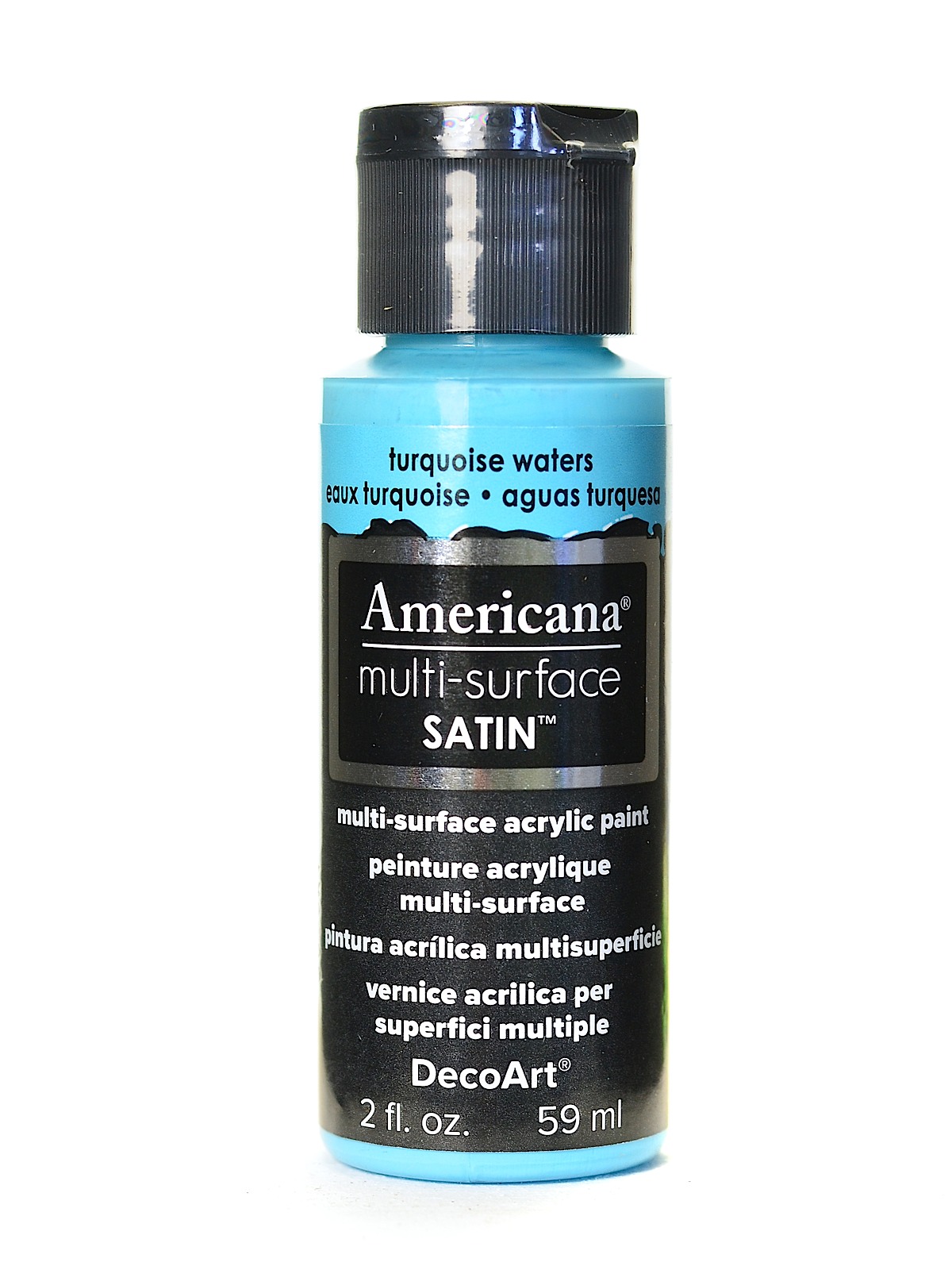Americana Multi-Surface Satin Acrylics 2 oz. Turquoise Waters
