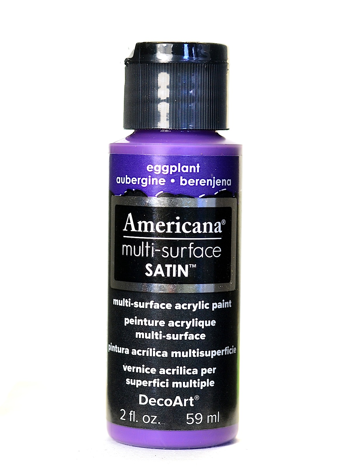 Americana Multi-Surface Satin Acrylics 2 Oz. Eggplant