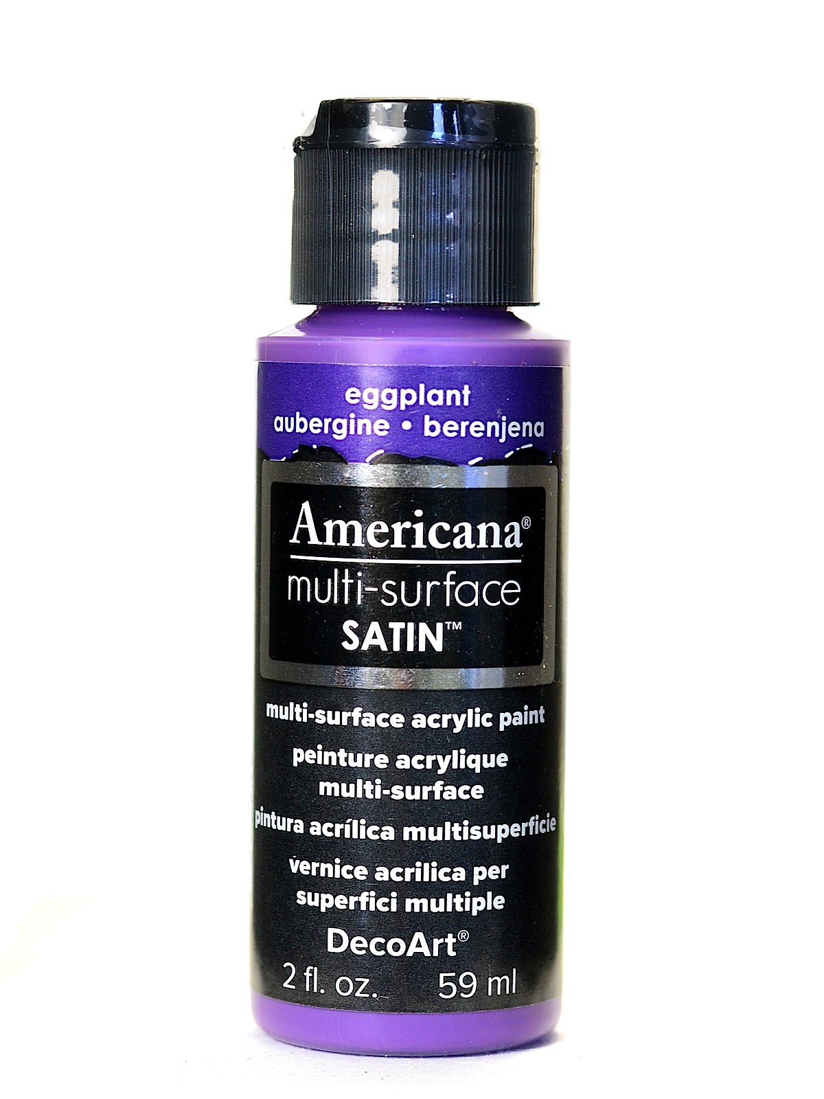 Americana Multi-Surface Satin Acrylics 2 oz. eggplant