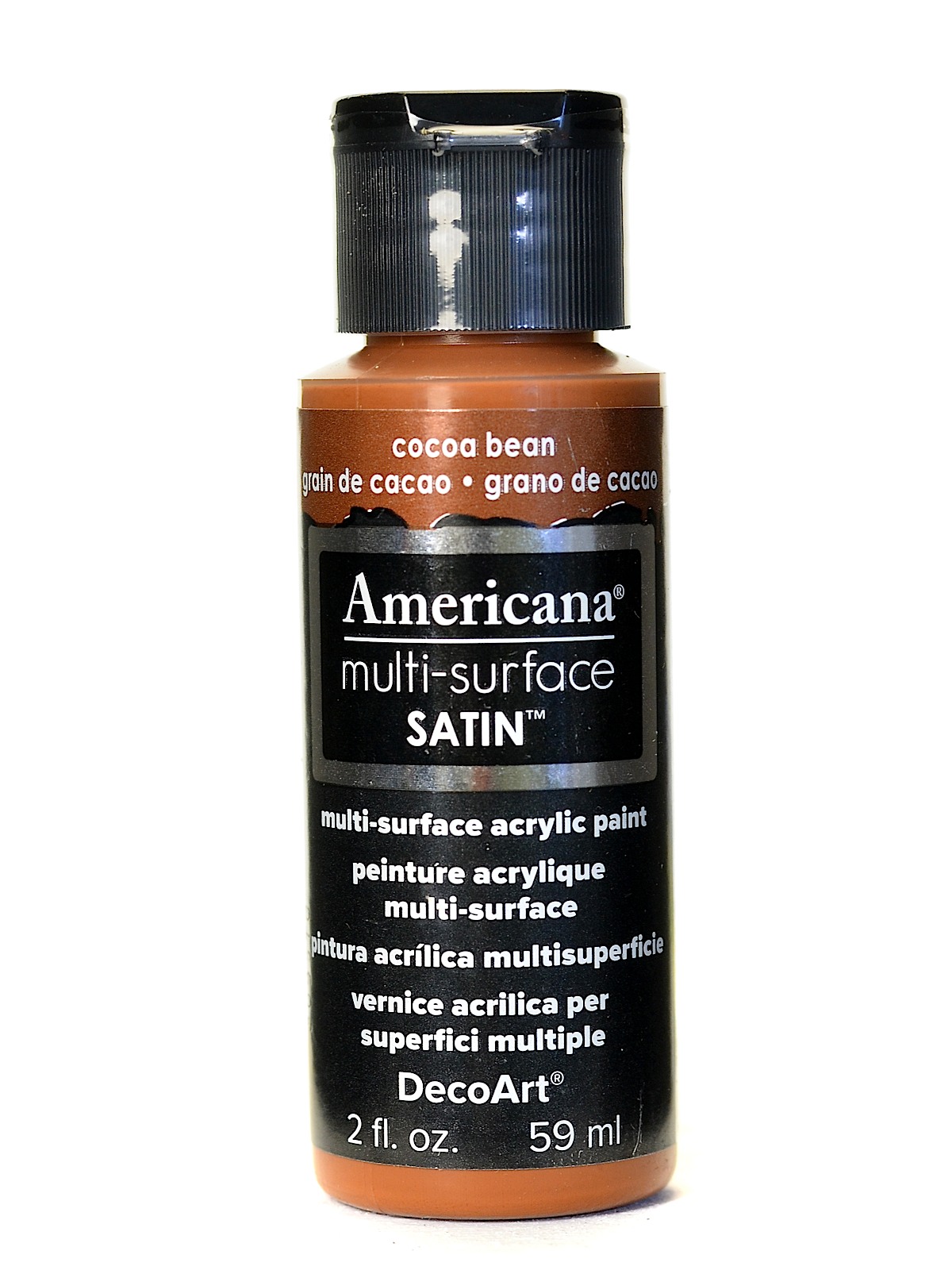 Americana Multi-Surface Satin Acrylics 2 oz. cocoa bean