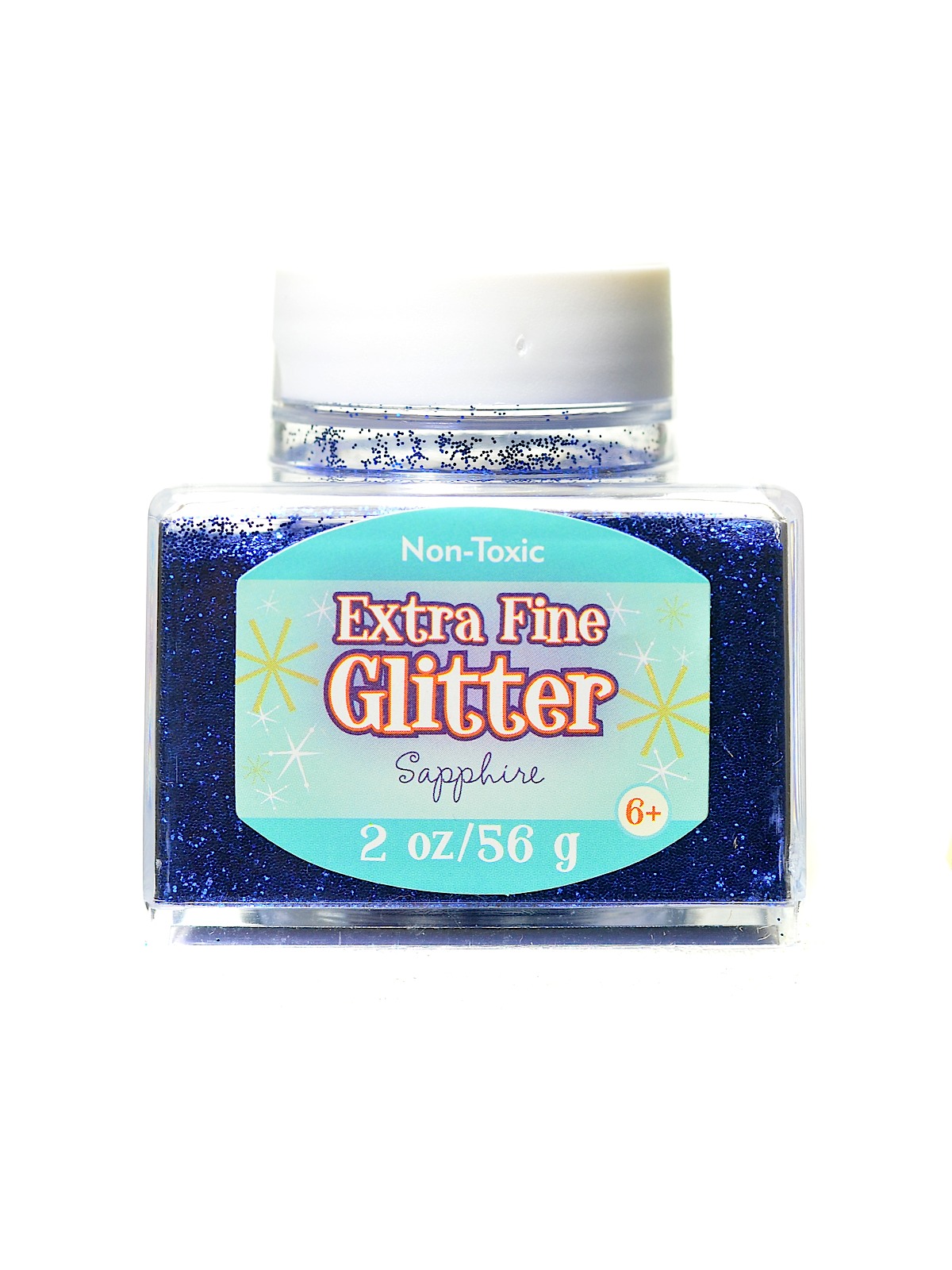 Extra Fine Glitter sapphire 2 oz. stackable jar