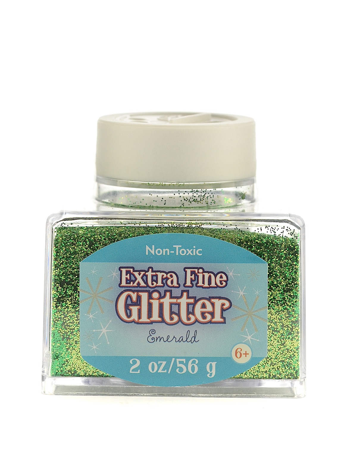 Extra Fine Glitter Emerald 2 Oz. Stackable Jar