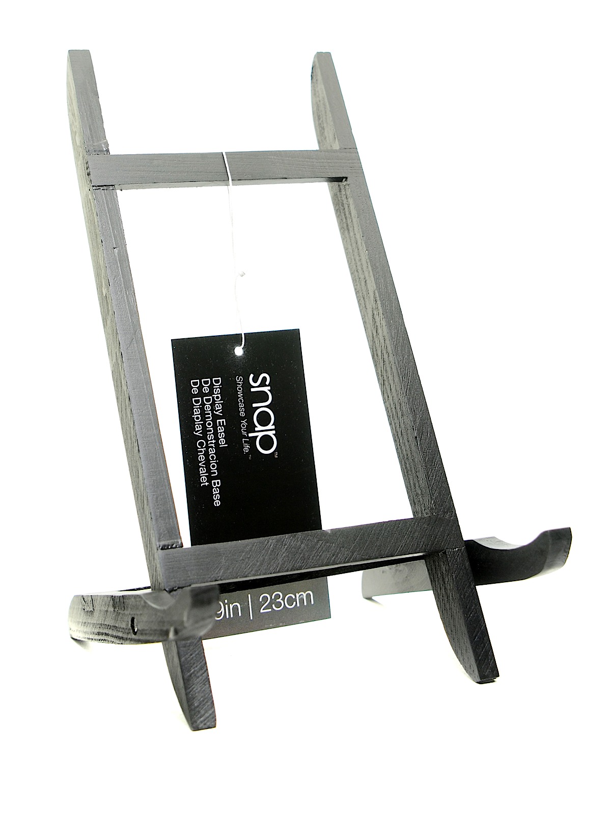 Snap Display Easels black 9 in. wood chair