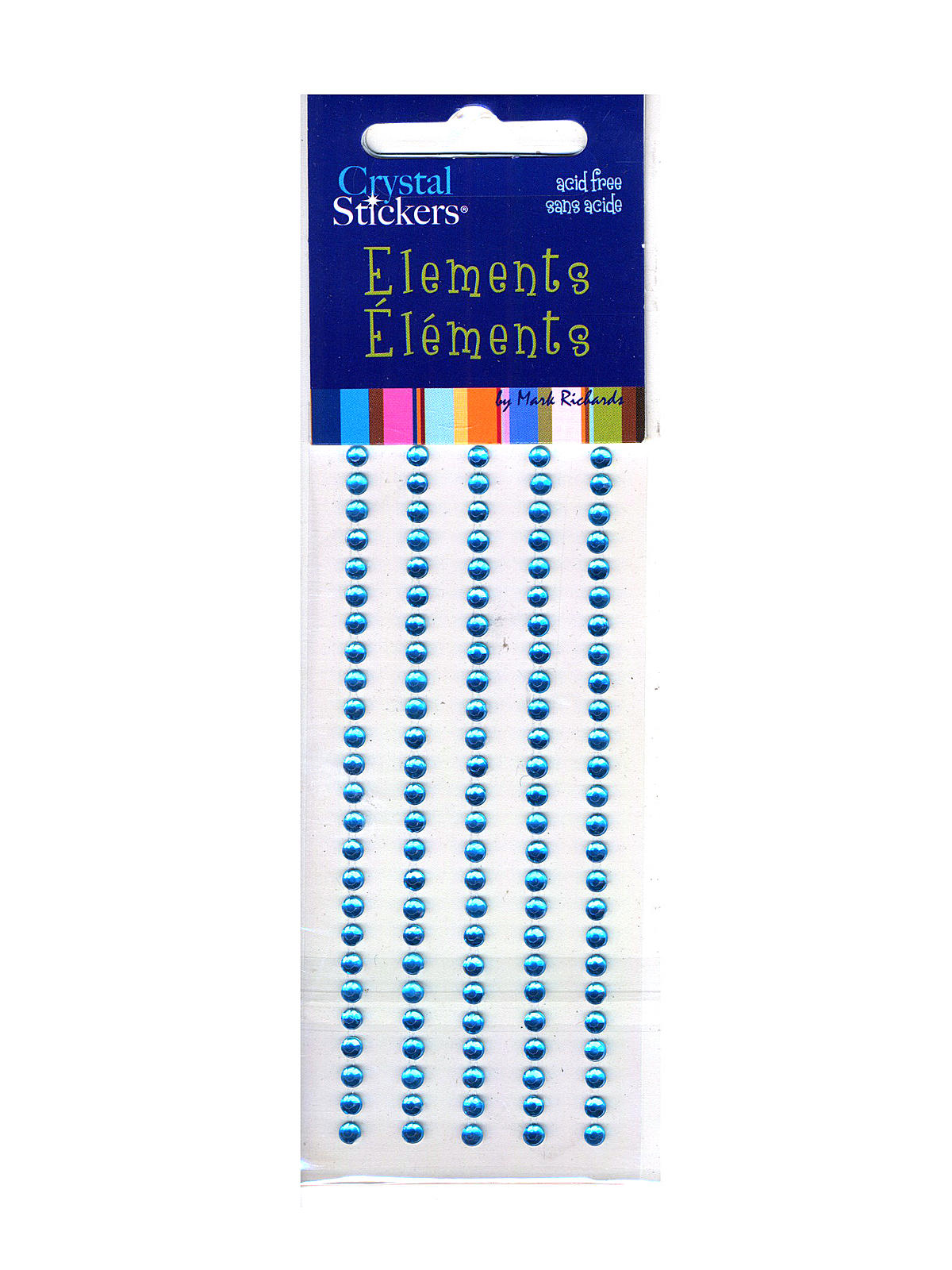 Crystal Stickers Elements turquoise 3 mm