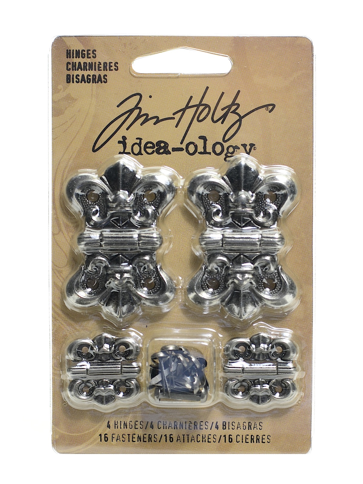 Idea-ology Fasteners pack of 4, 16 fasteners hinges