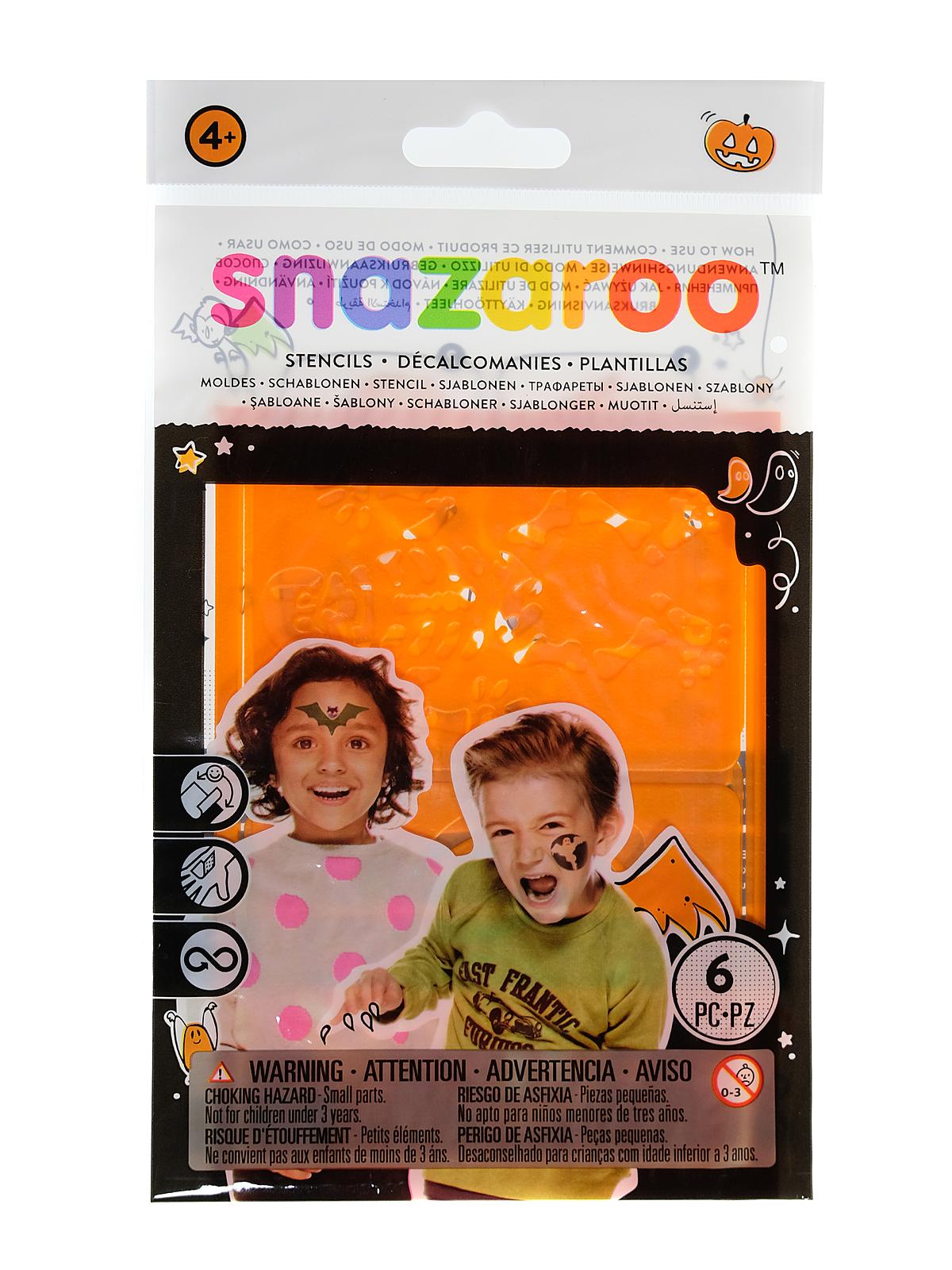 Face Paint Stencils Halloween Theme set of 6