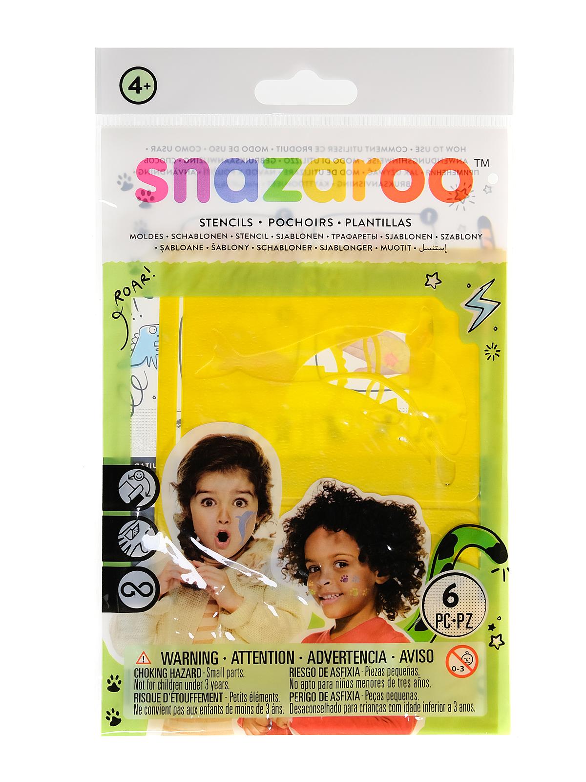 Face Paint Stencils rainbow set of 6
