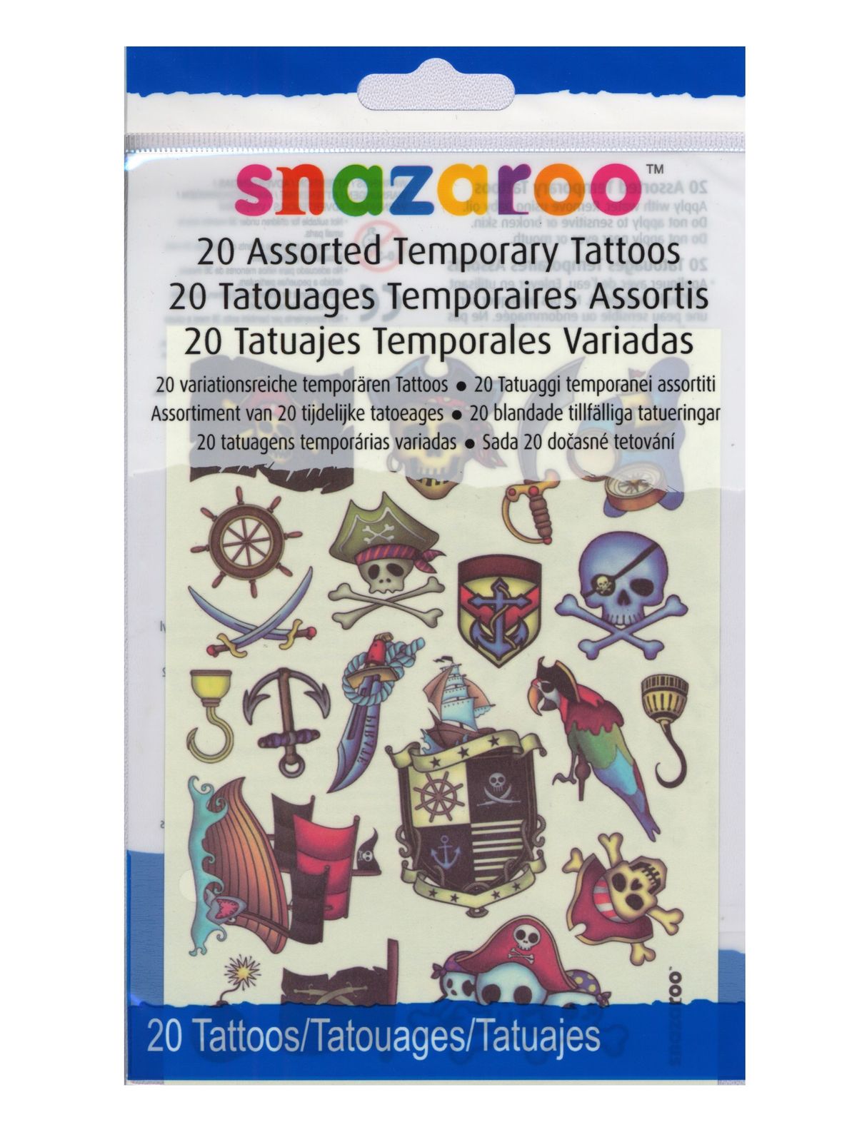 Temporary Tattoos Boys Set Of 20