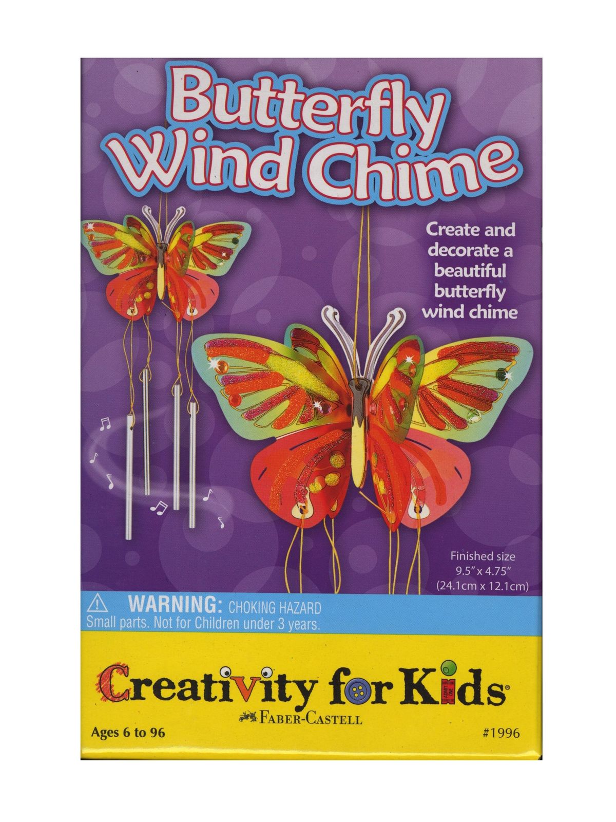 Butterfly Wind Chime Mini Kit each
