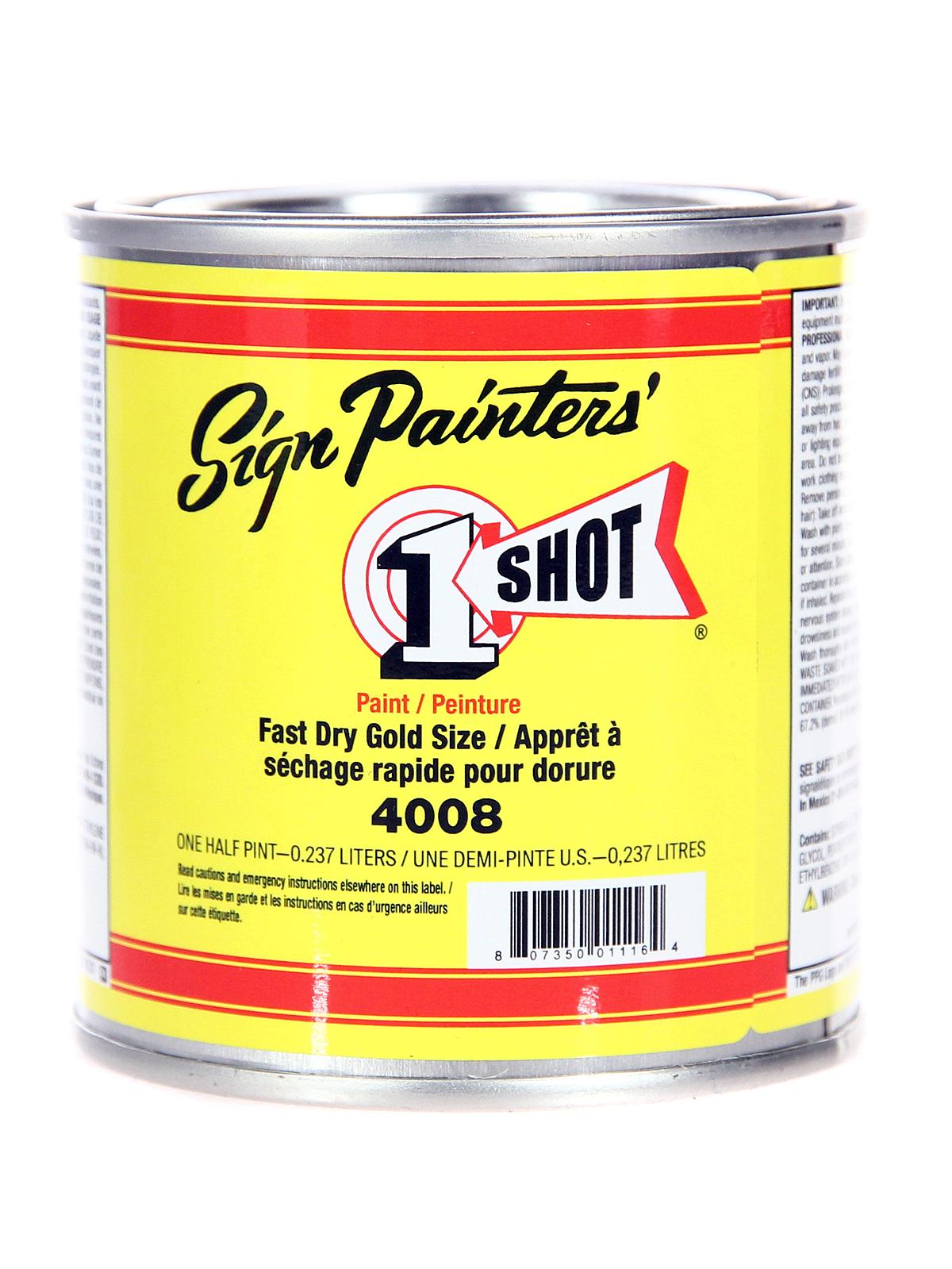 Fast Dry Gold Size 8 oz.