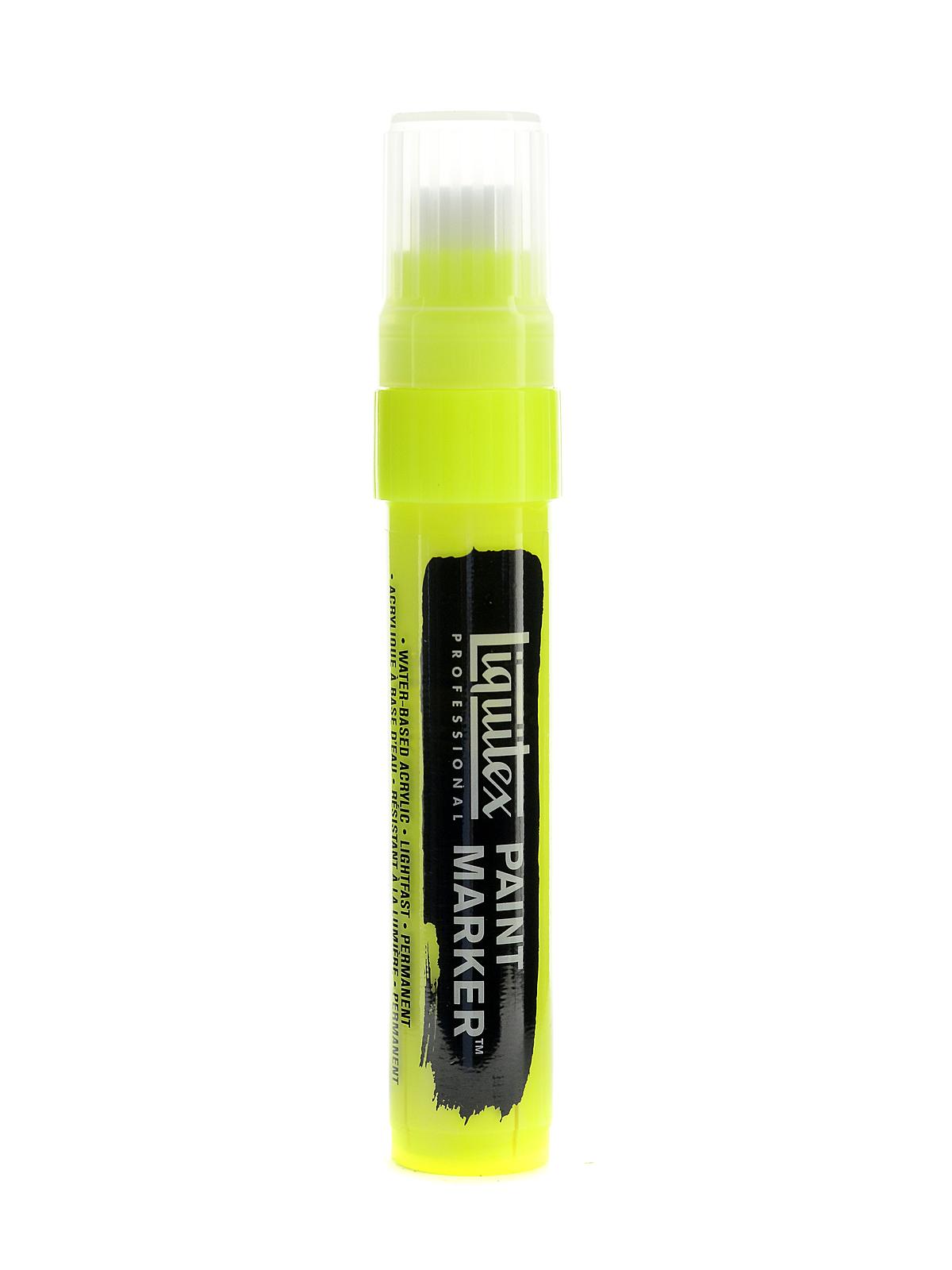 Professional Paint Markers fluorescent yellow wide 15 mm