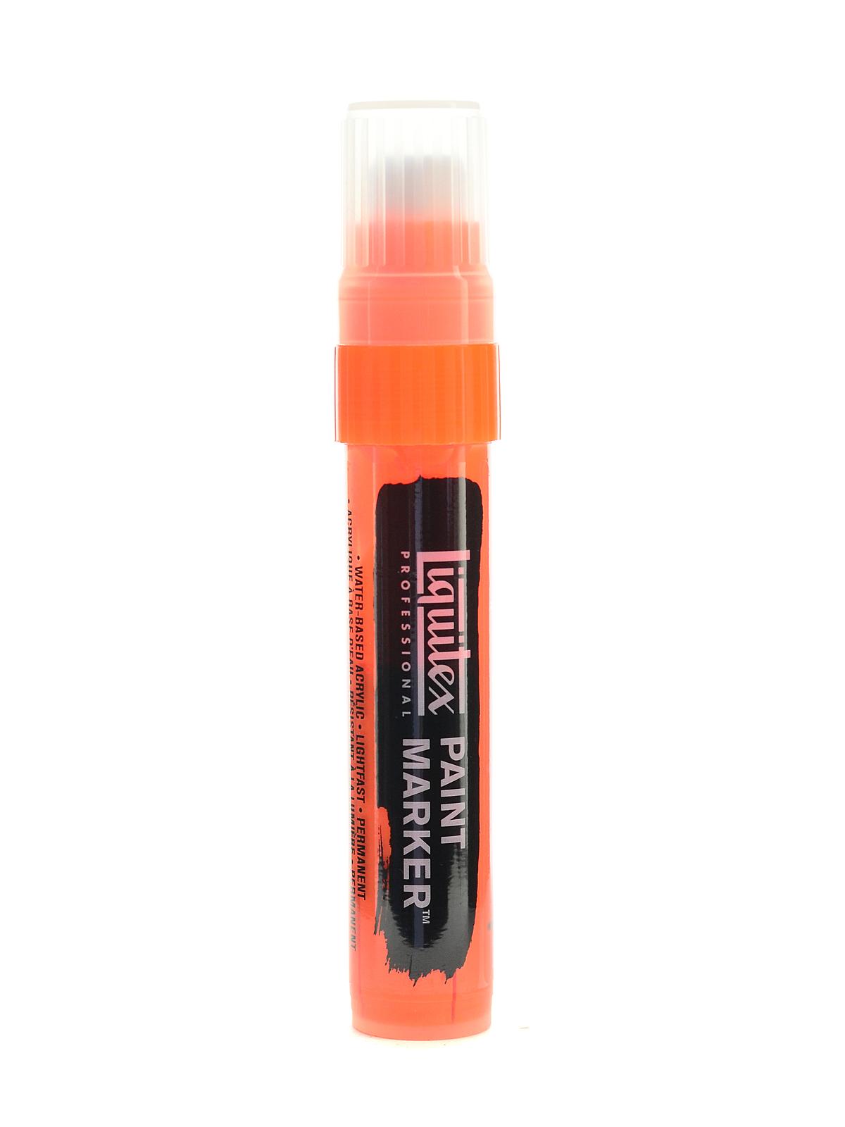 Professional Paint Markers fluorescent orange wide 15 mm
