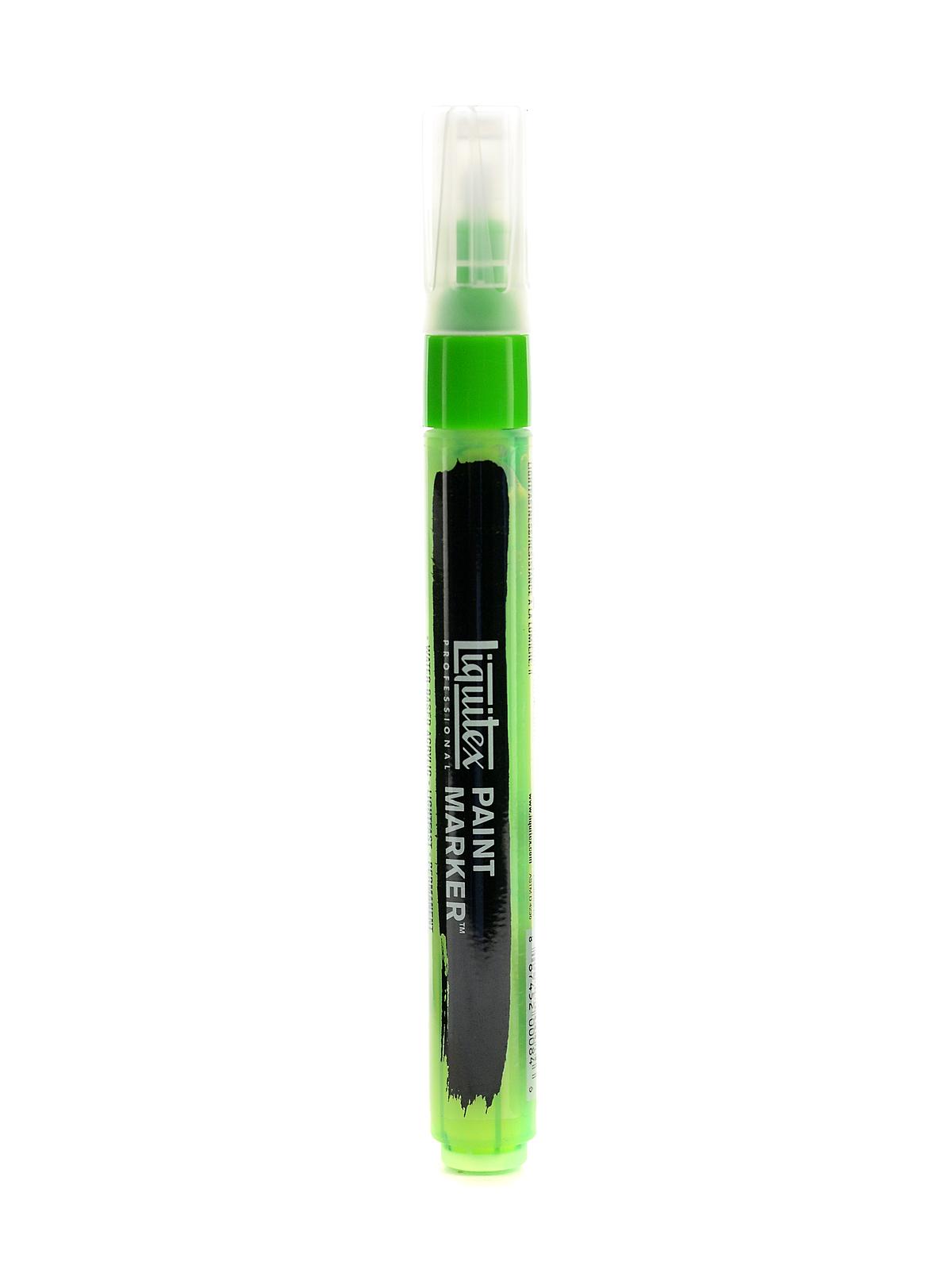 Professional Paint Markers Vivid Lime Green Fine 2 Mm