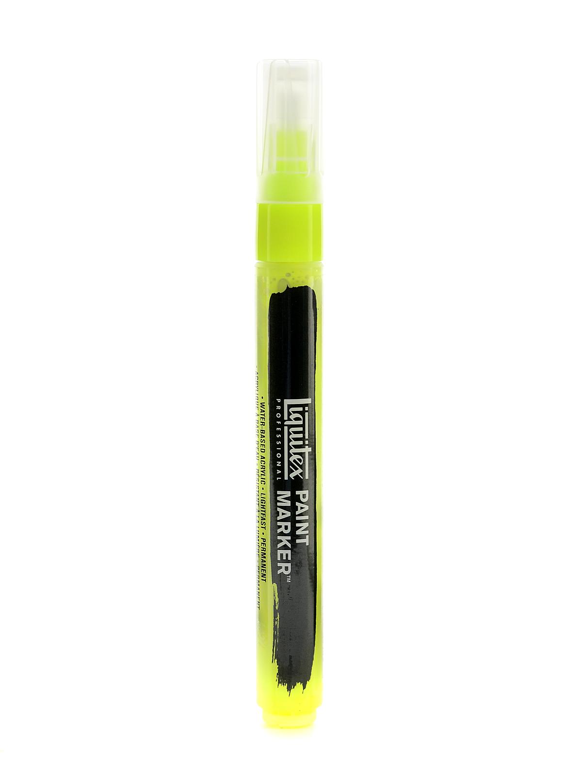 Professional Paint Markers fluorescent yellow fine 2 mm