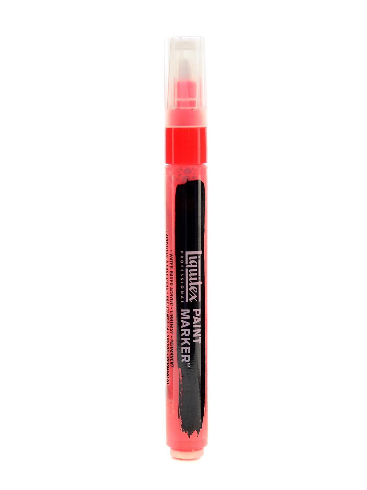 Professional Paint Markers fluorescent red fine 2 mm