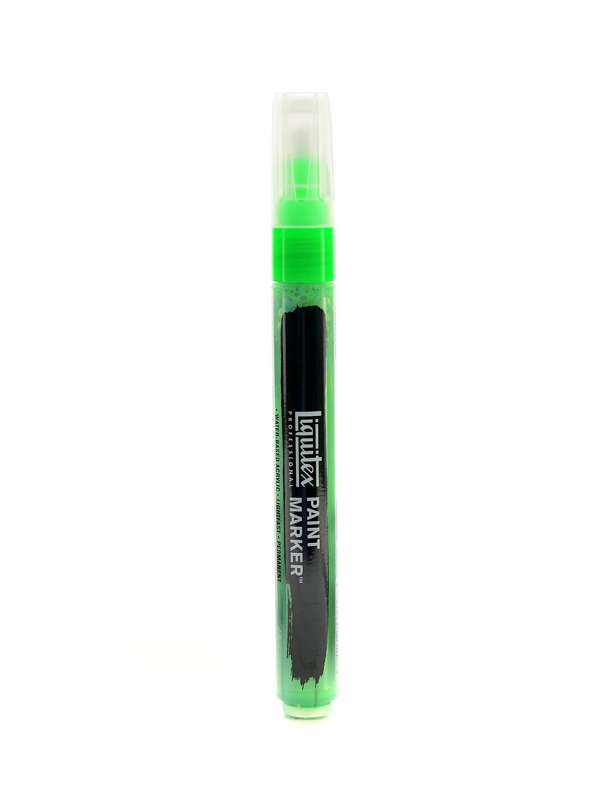 Professional Paint Markers fluorescent green fine 2 mm