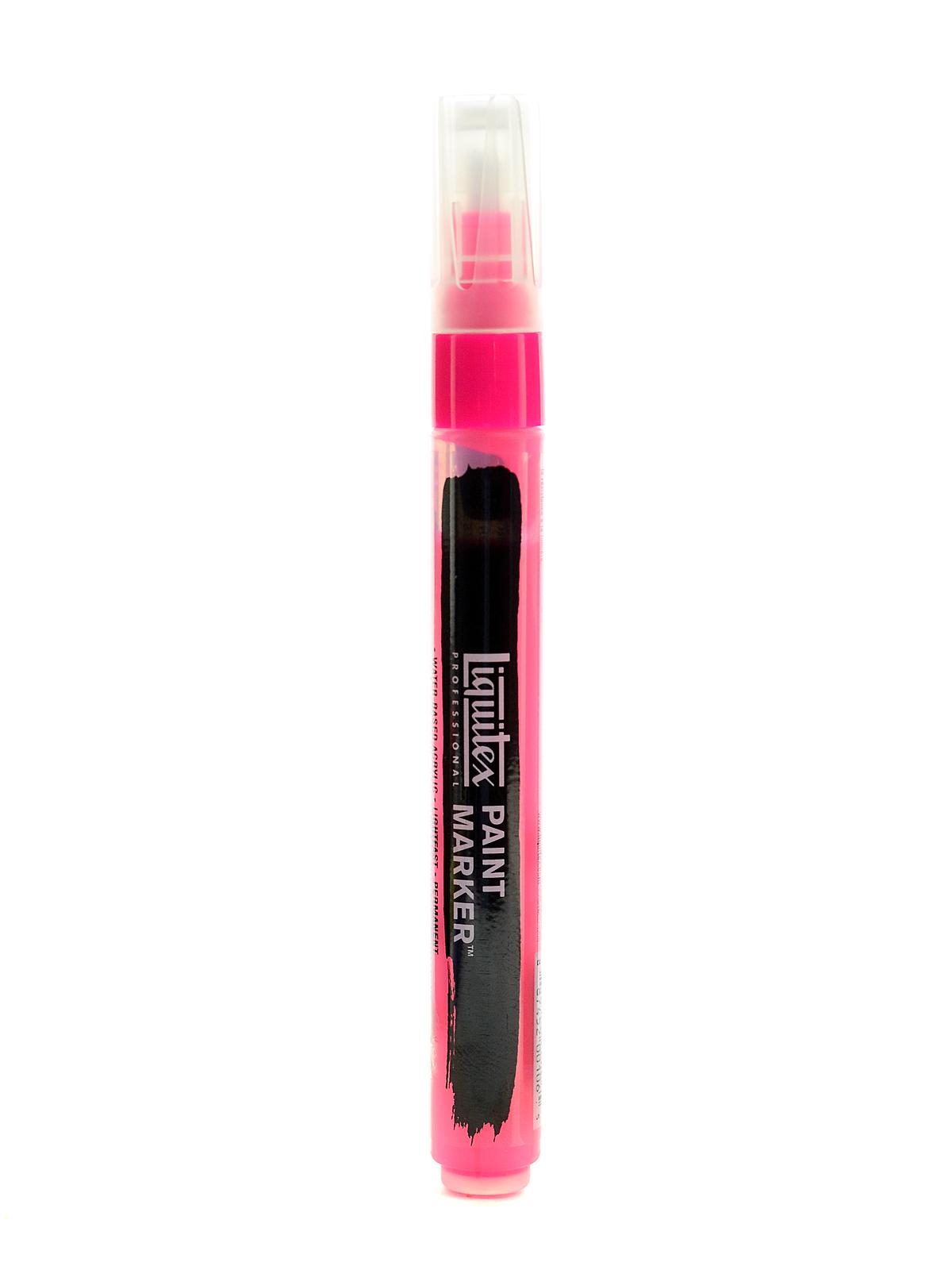 Professional Paint Markers Fluorescent Pink Fine 2 Mm