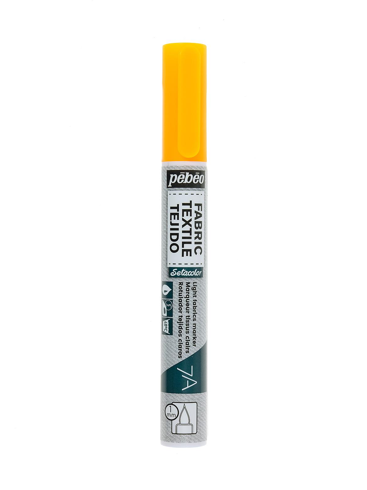 7A Fabric Markers 1 Mm Fluorescent Orange