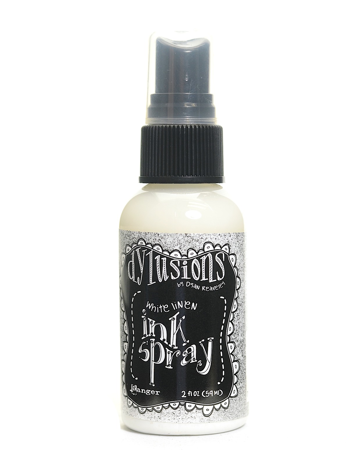 Dylusions Ink Sprays white linen 2 oz. bottle