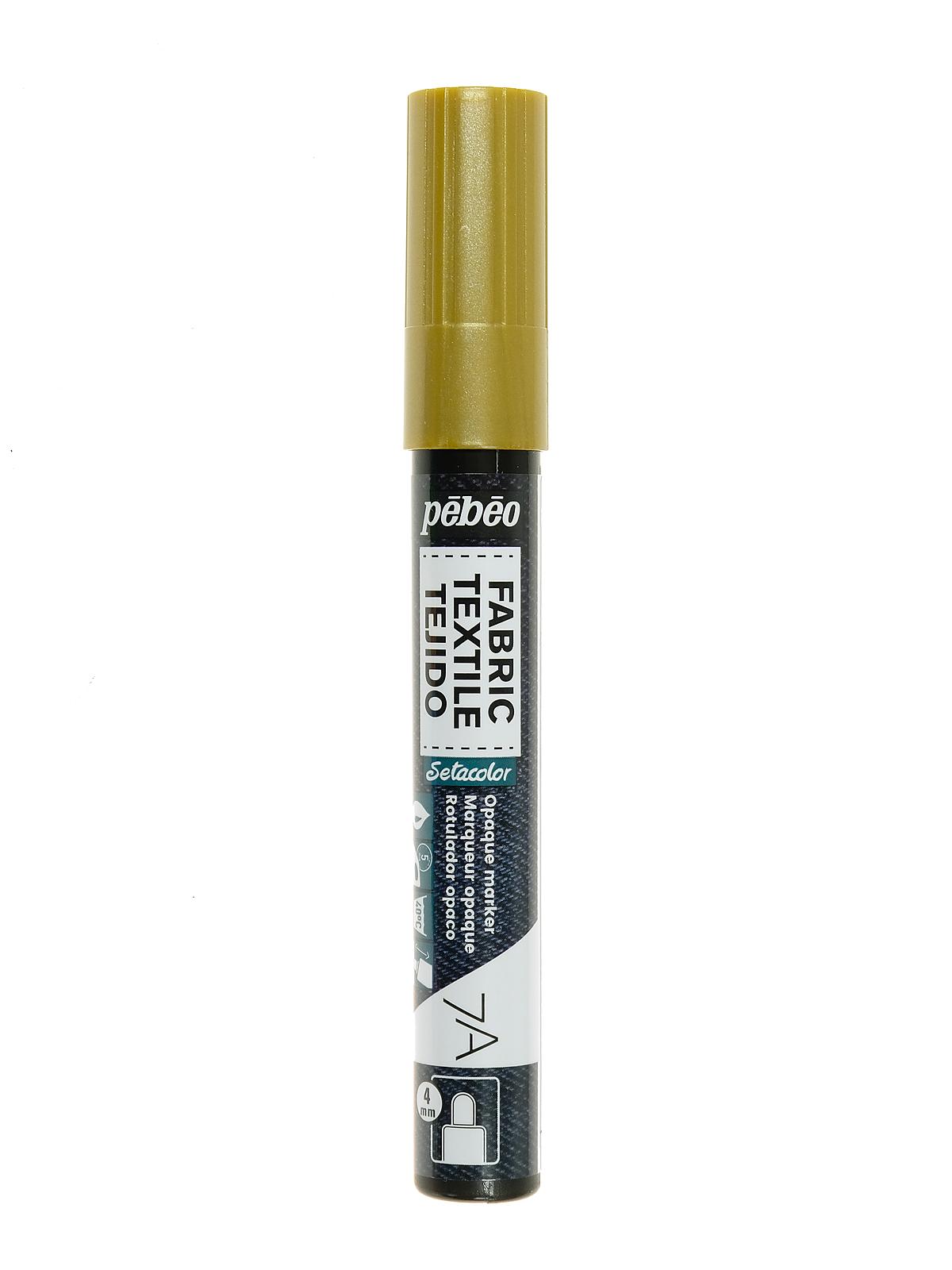 7A Fabric Markers 4 Mm Gold Opaque