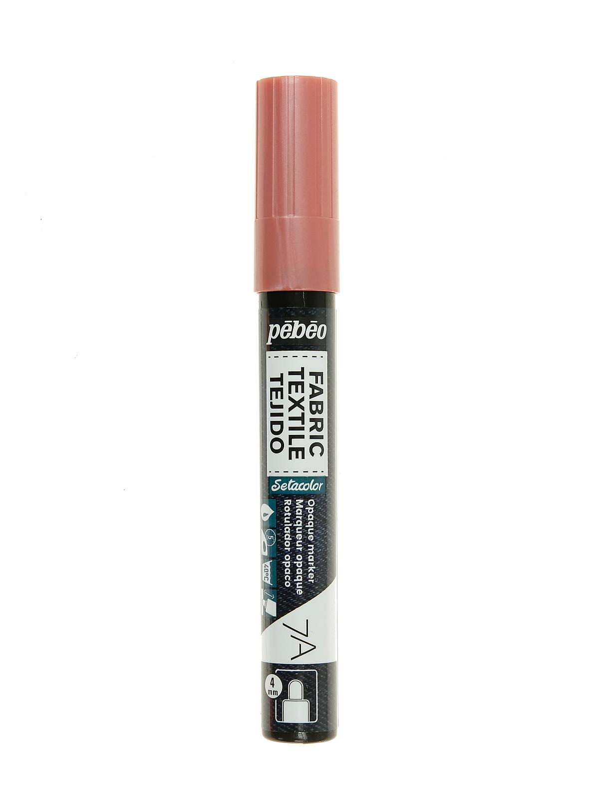 7A Fabric Markers 4 Mm Copper Pink Opaque