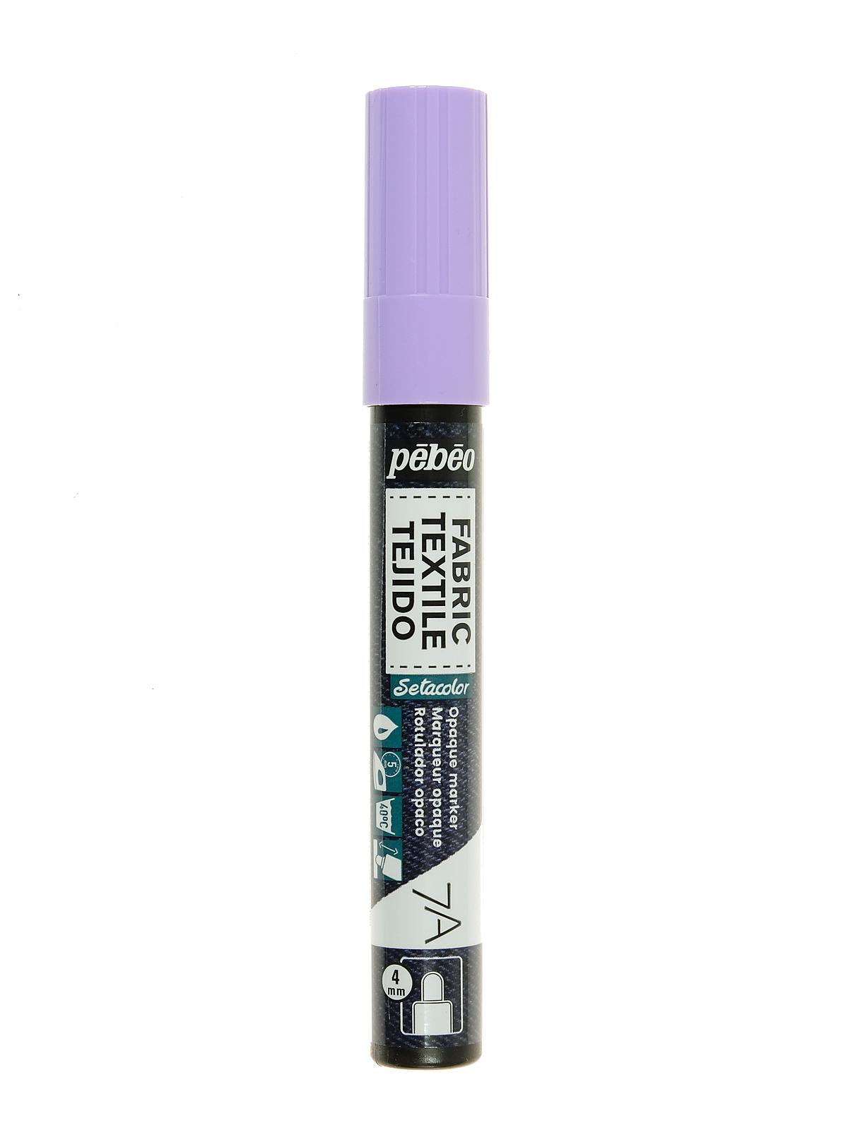 7A Fabric Markers 4 Mm Violet Opaque