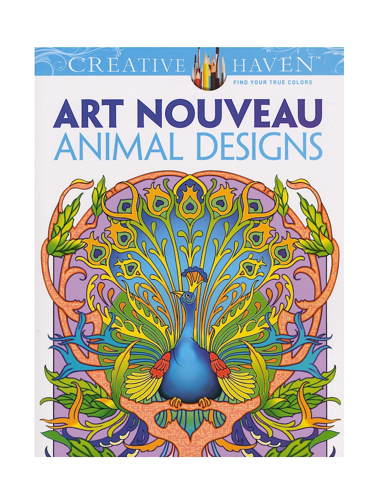 Creative Haven Coloring Books Art Nouveau Animal Designs