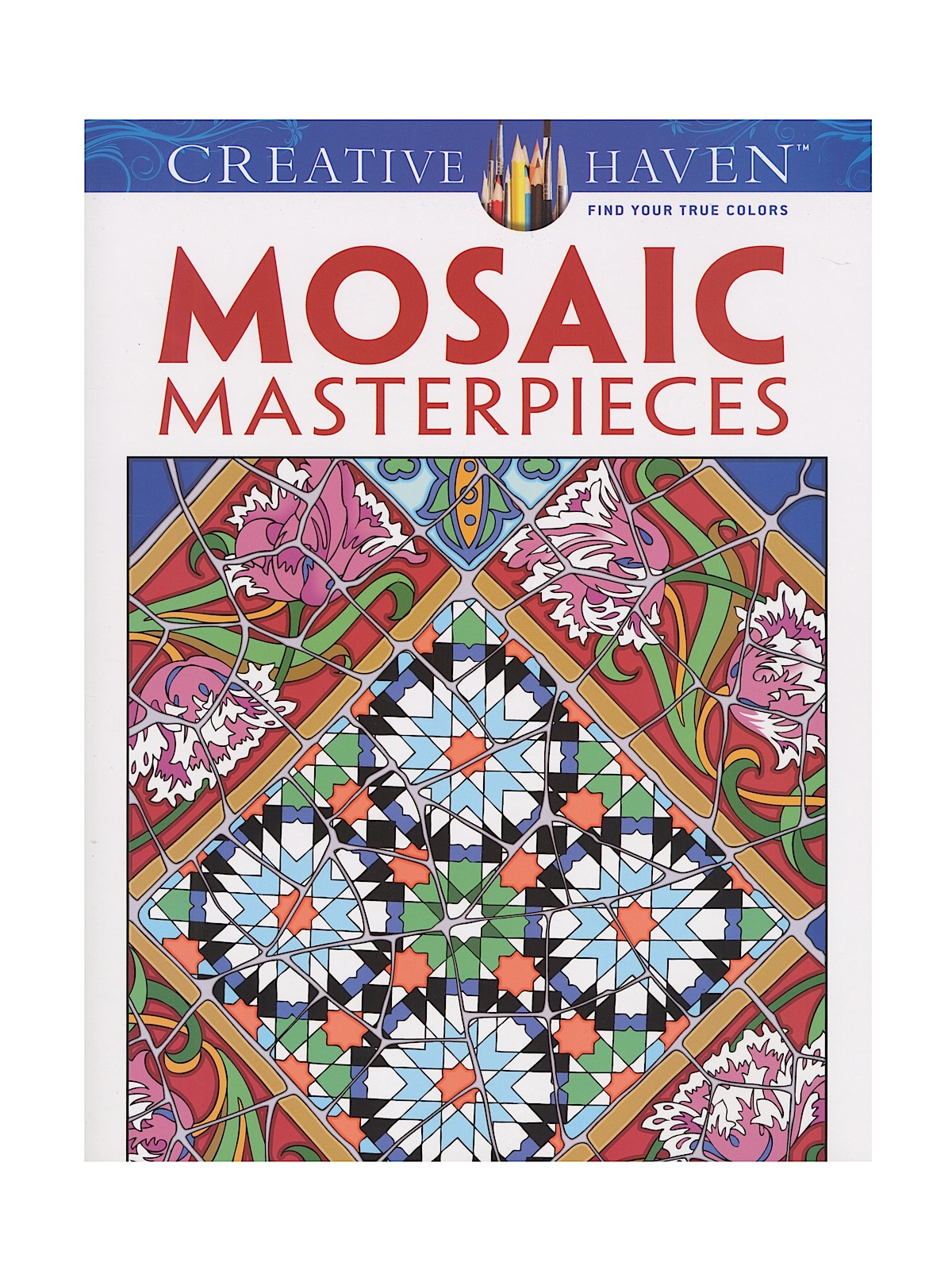 Creative Haven Coloring Books Mosaic Masterpieces