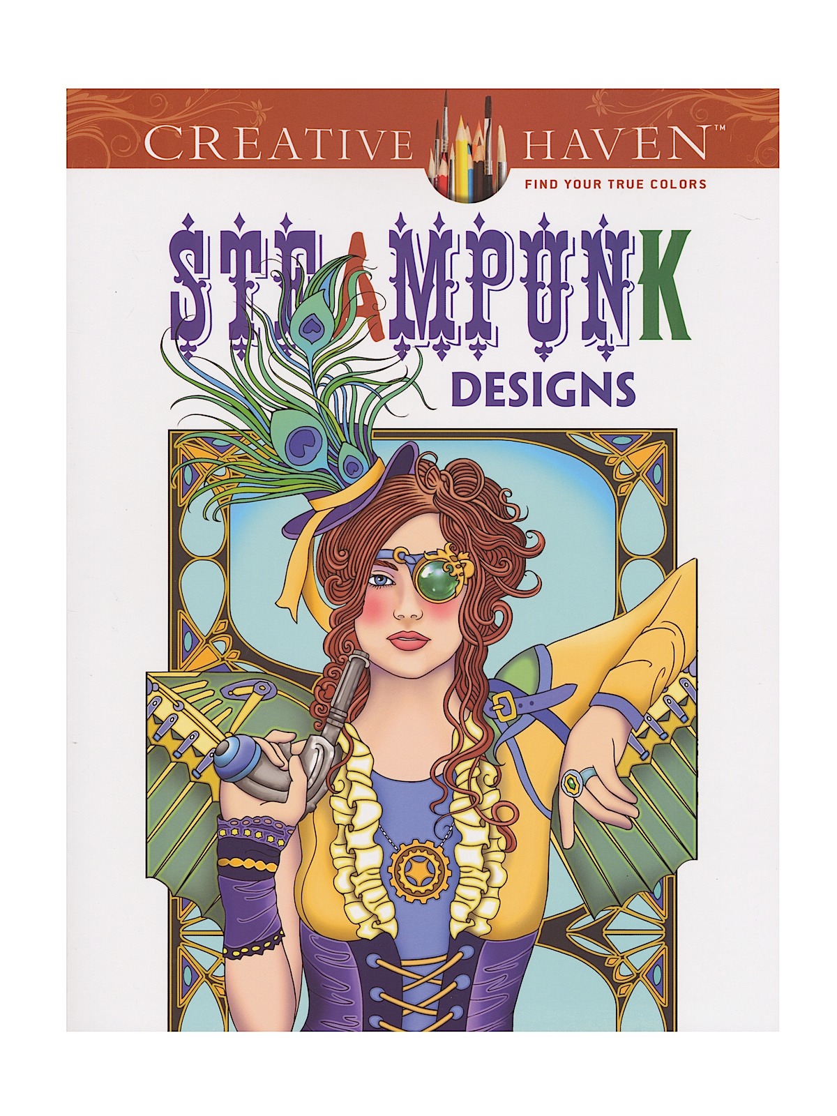 Creative Haven Coloring Books Steampunk Designs