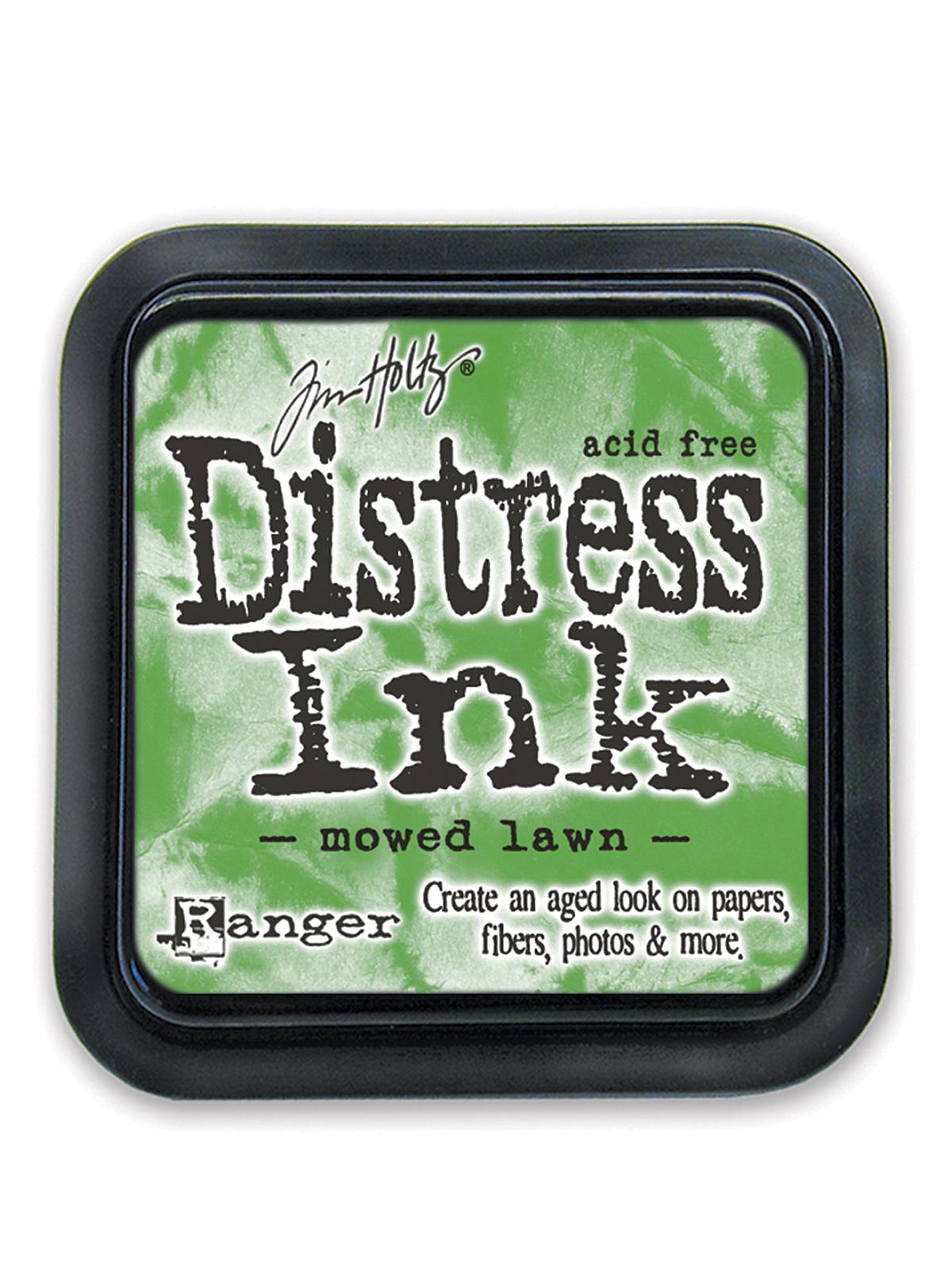 Tim Holtz Distress Ink mowed lawn pad