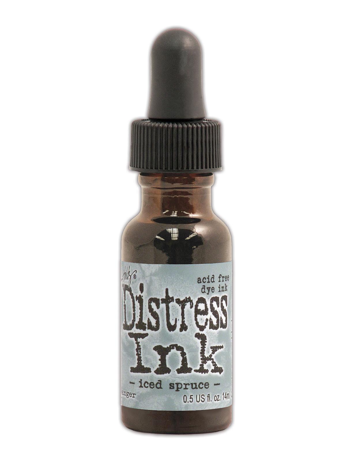 Tim Holtz Distress Ink iced spruce 0.5 oz. reinker bottle