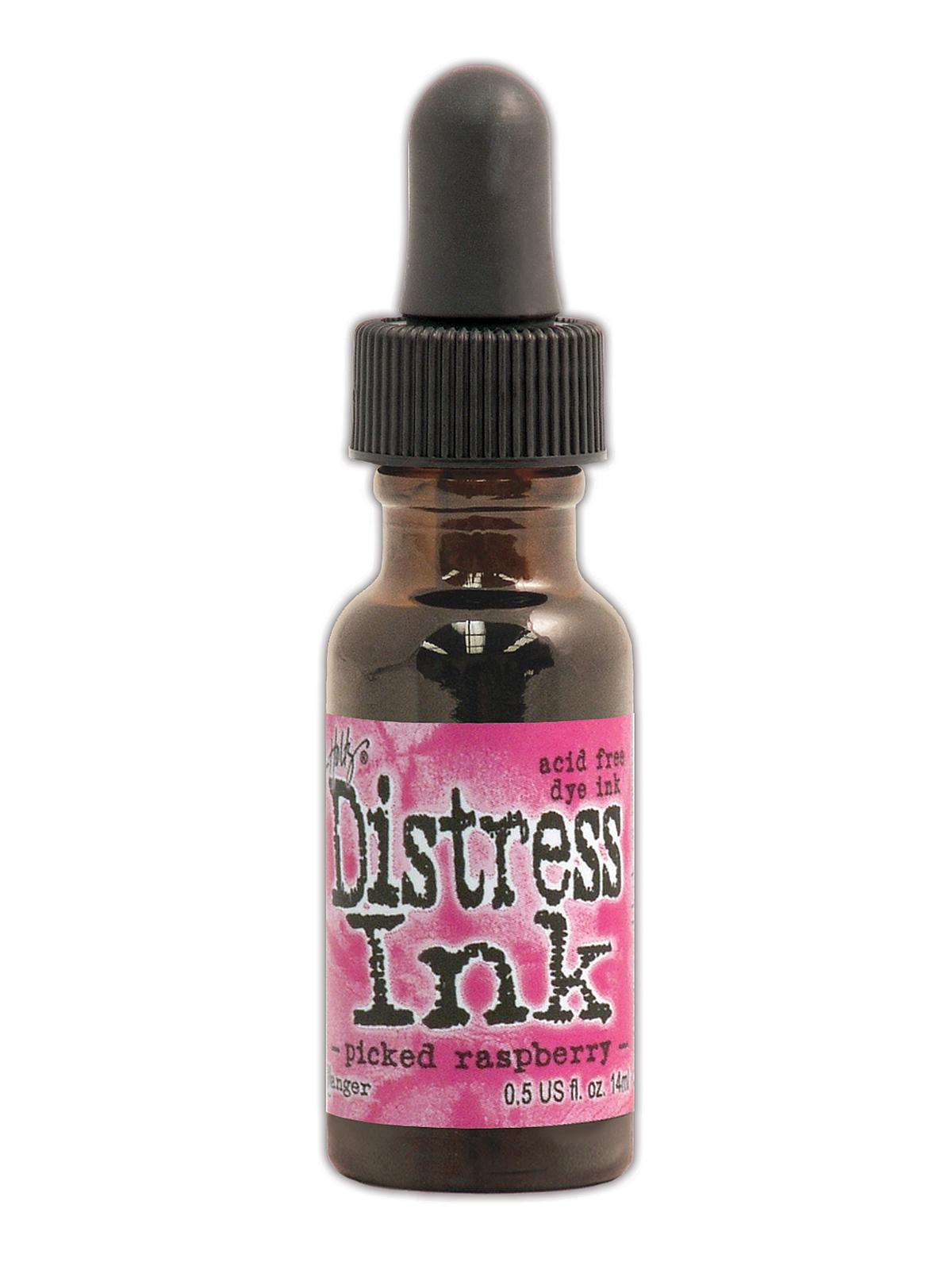 Tim Holtz Distress Ink picked raspberry 0.5 oz. reinker bottle