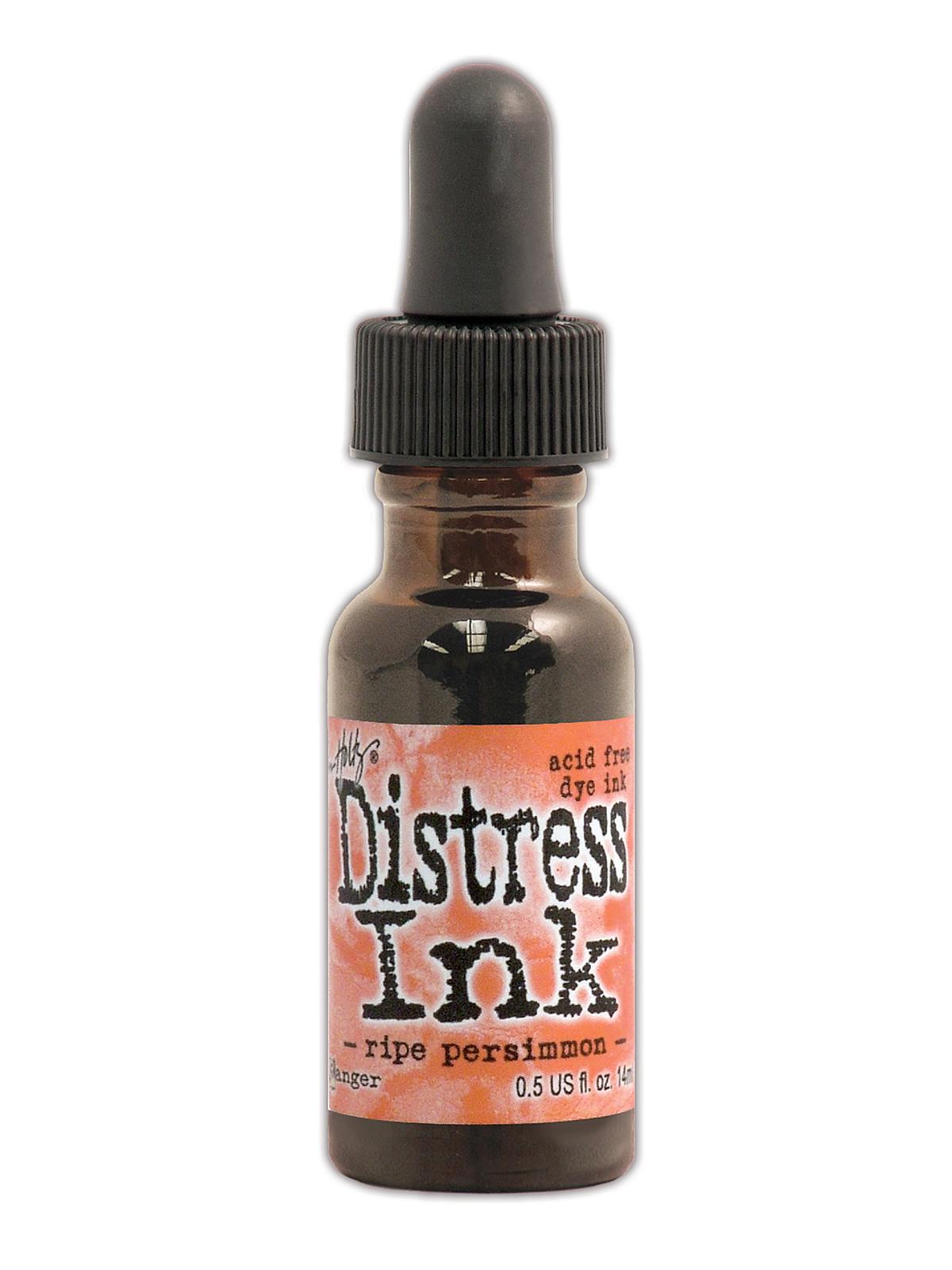 Tim Holtz Distress Ink ripe persimmon 0.5 oz. reinker bottle