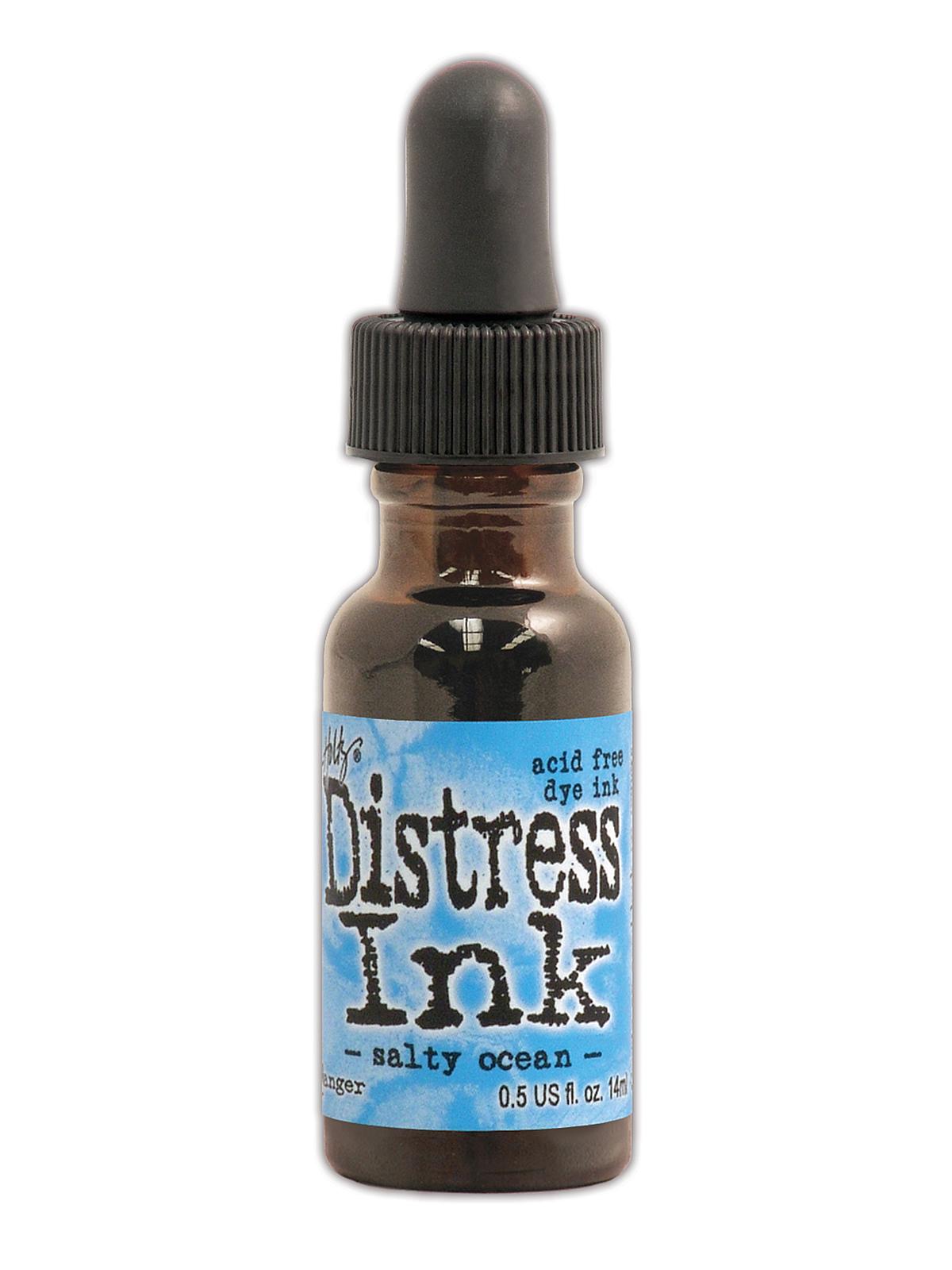 Tim Holtz Distress Ink salty ocean 0.5 oz. reinker bottle