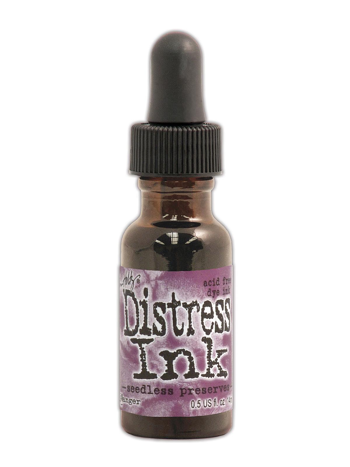 Tim Holtz Distress Ink seedless preserves 0.5 oz. reinker bottle