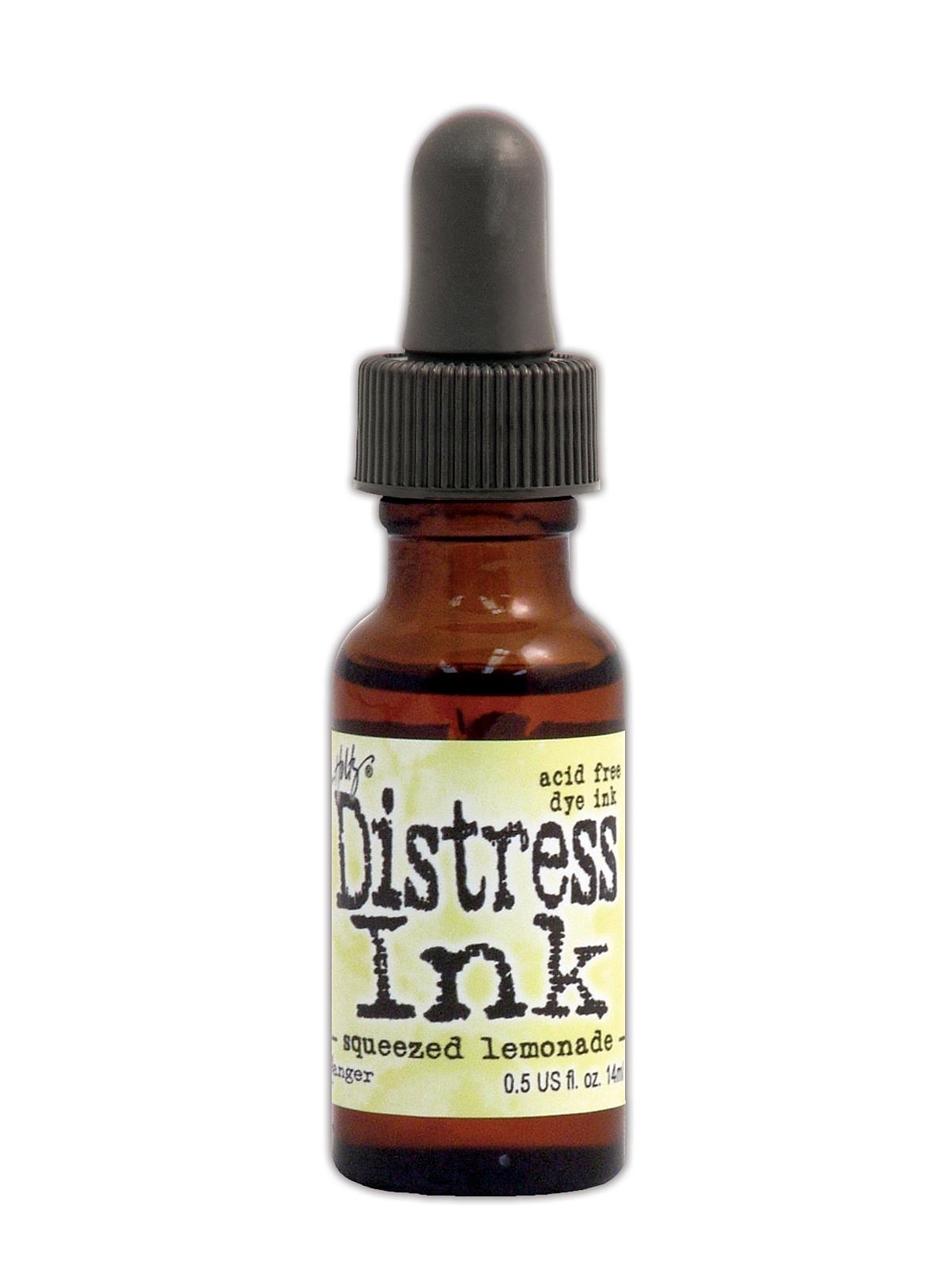 Tim Holtz Distress Ink squeezed lemonade 0.5 oz. reinker bottle