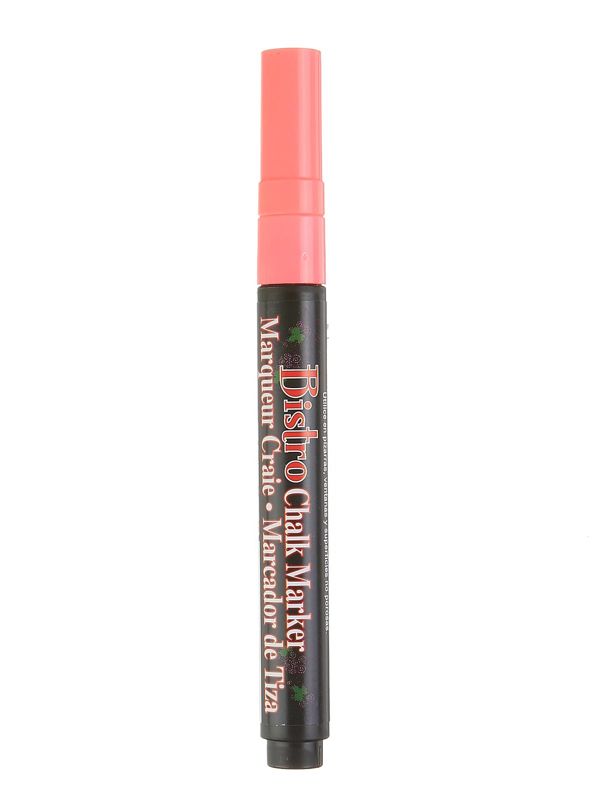 Bistro Chalk Markers fluorescent red fine point