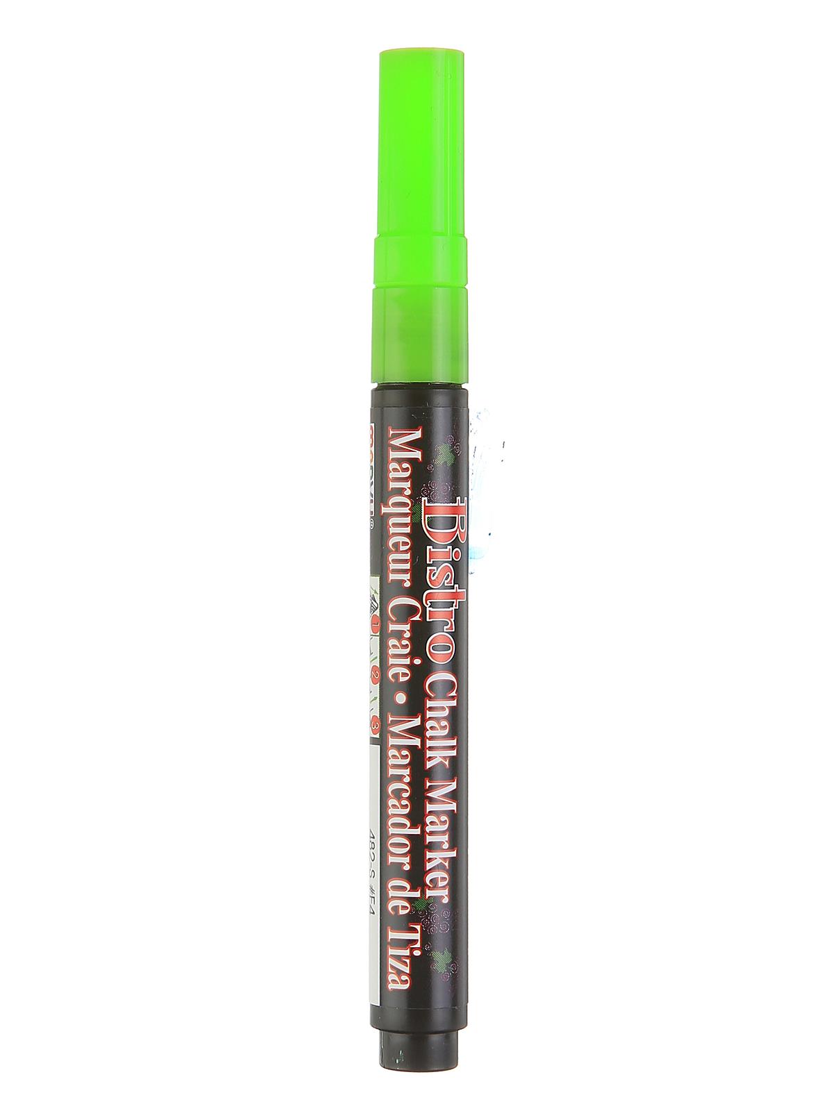 Bistro Chalk Markers fluorescent green fine point
