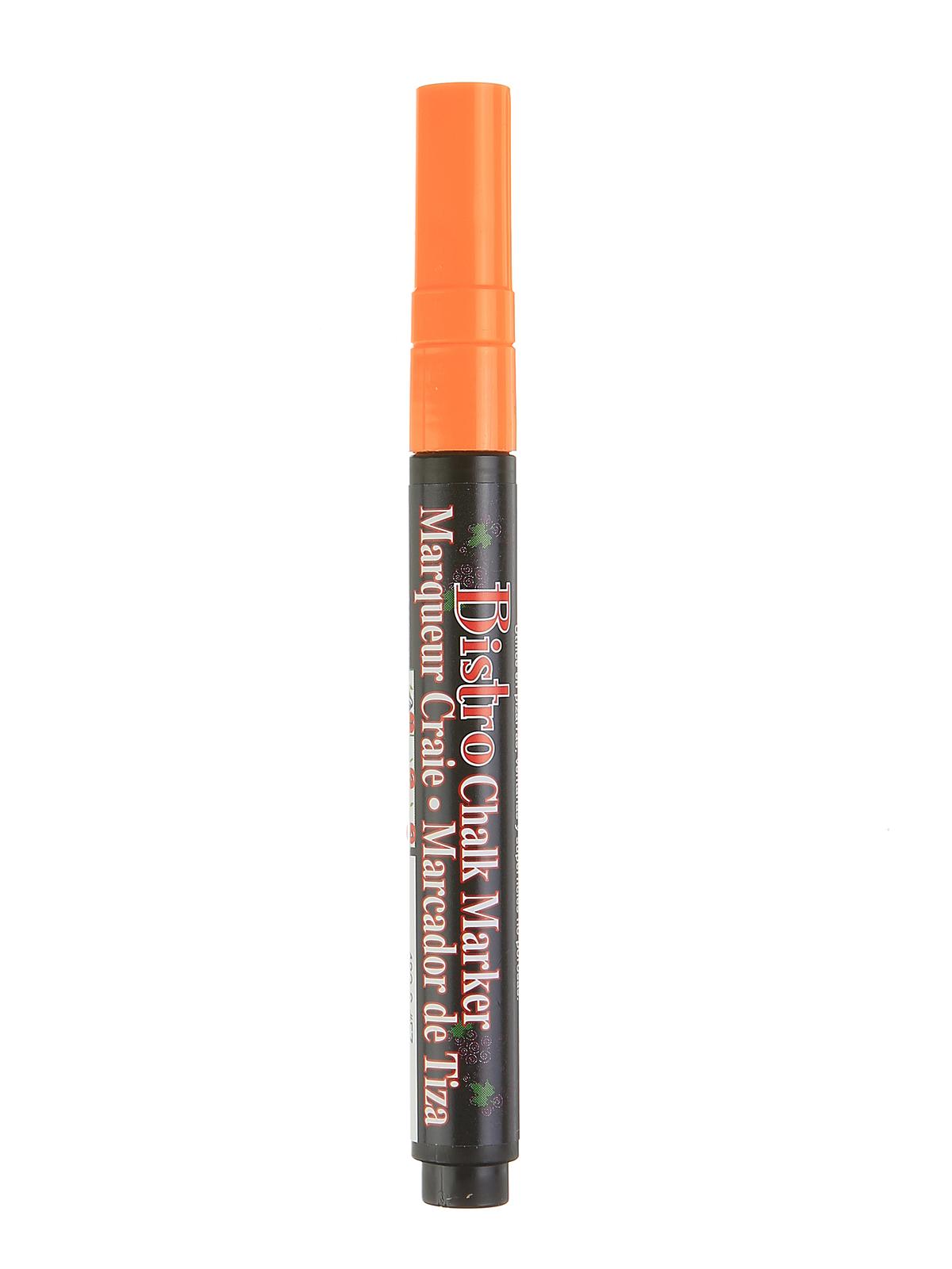 Bistro Chalk Markers fluorescent orange fine point