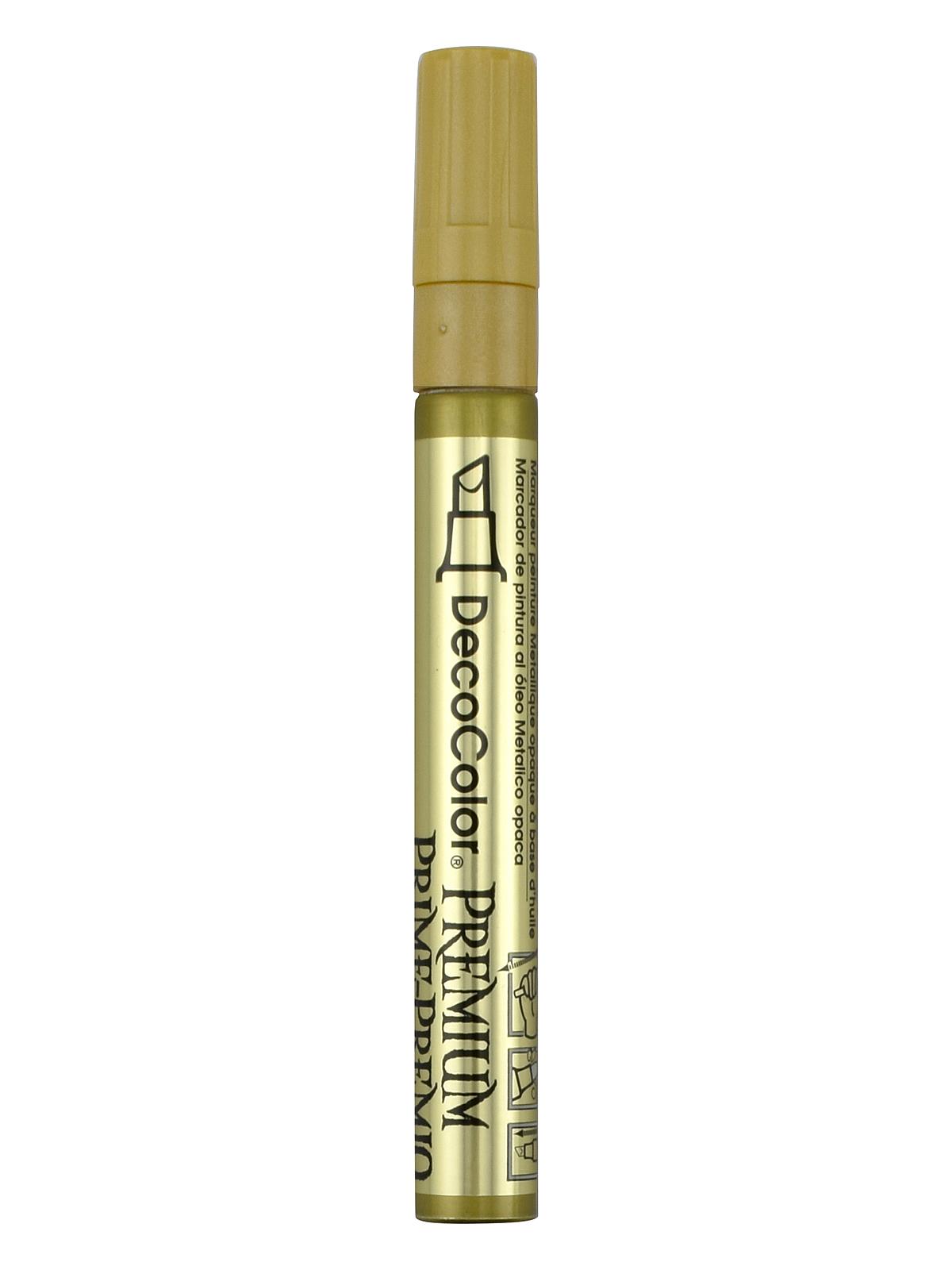 Decocolor Premium Markers chisel point gold