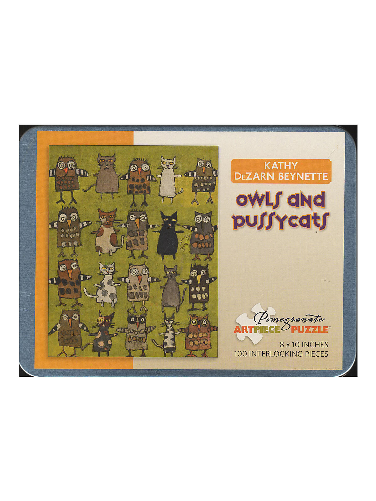 100-piece Jigsaw Puzzles Owls And Pussycats
