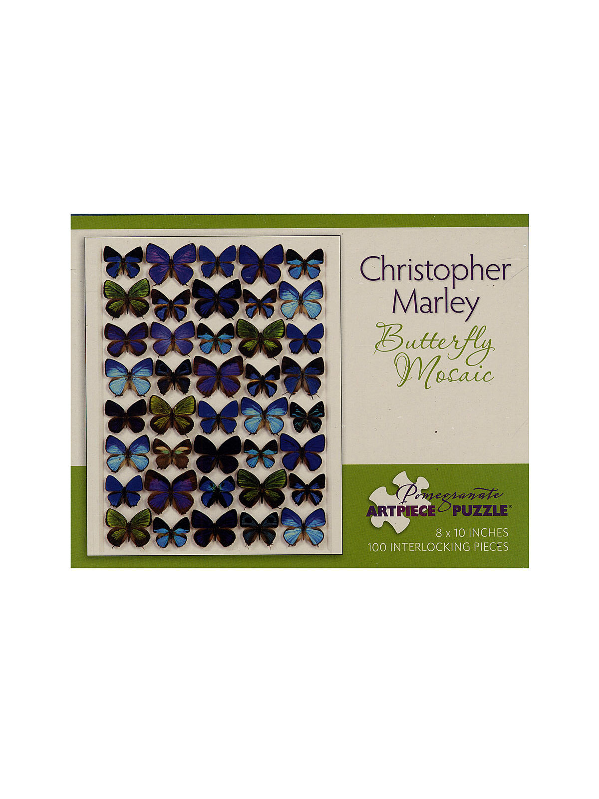 100-piece Jigsaw Puzzles Butterfly Mosaic