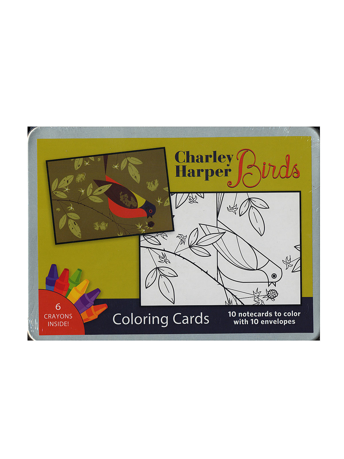 Coloring Cards Charley Harper: Birds