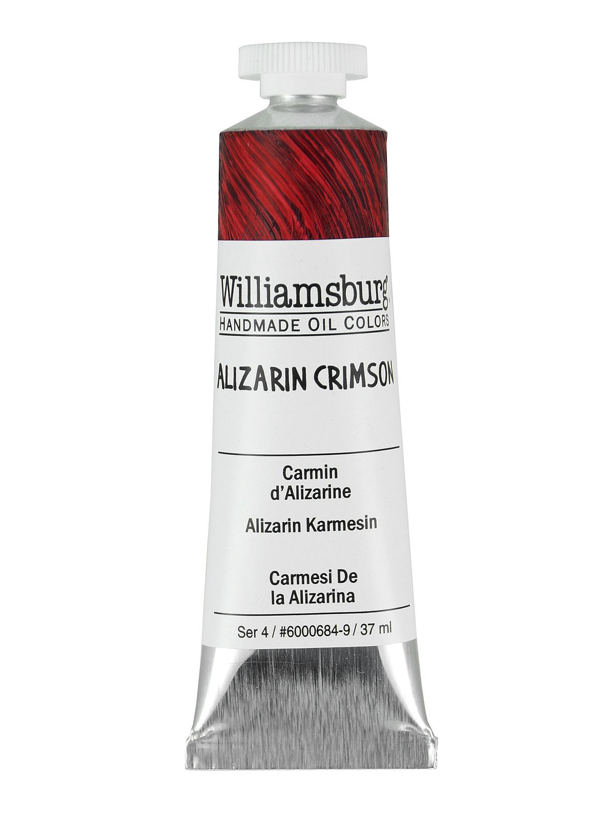 Handmade Oil Colors Alizarin Crimson 37 Ml