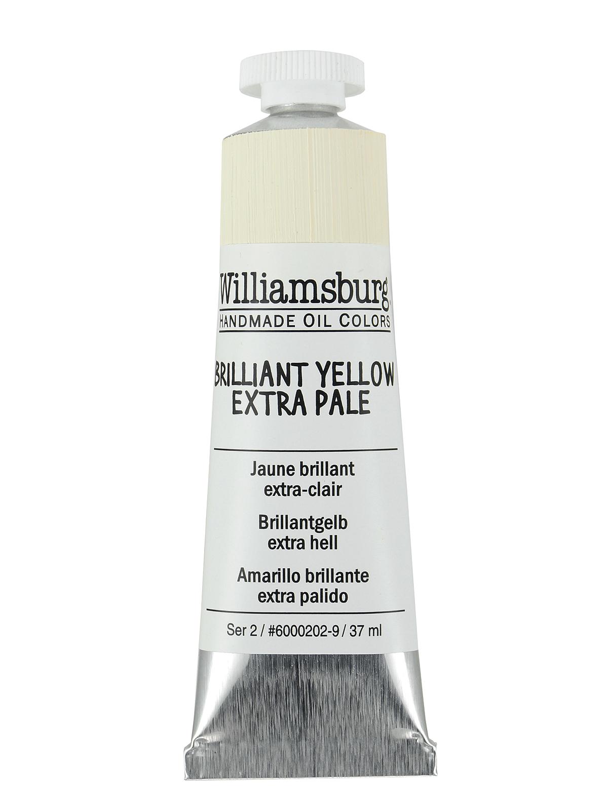 Handmade Oil Colors brilliant yellow extra pale 37 ml