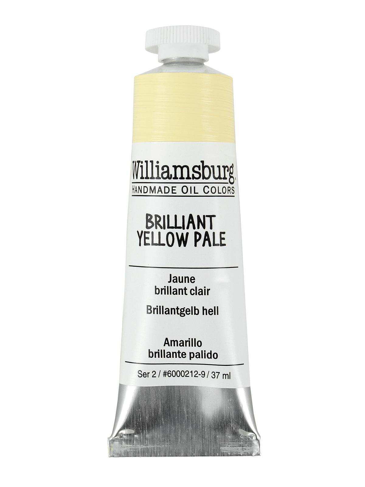 Handmade Oil Colors brilliant yellow pale 37 ml